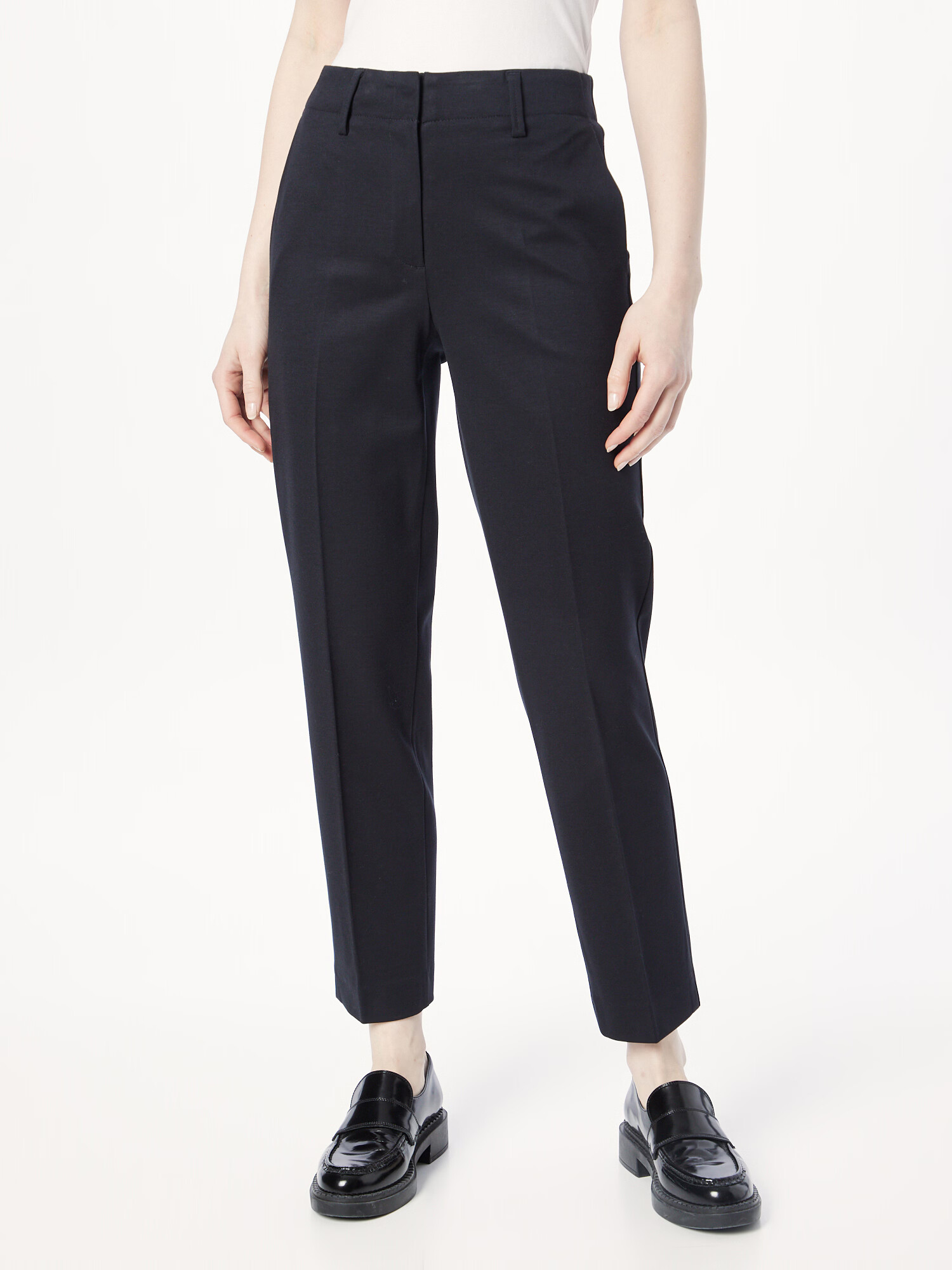 GERRY WEBER Pantaloni cu dungă bleumarin - Pled.ro