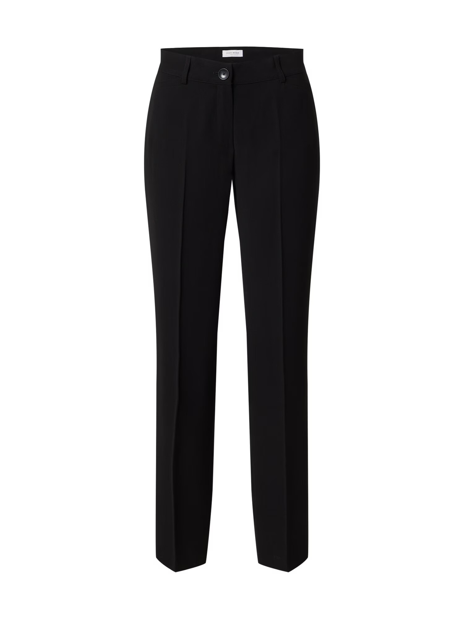 GERRY WEBER Pantaloni cu dungă 'Tuch' negru - Pled.ro