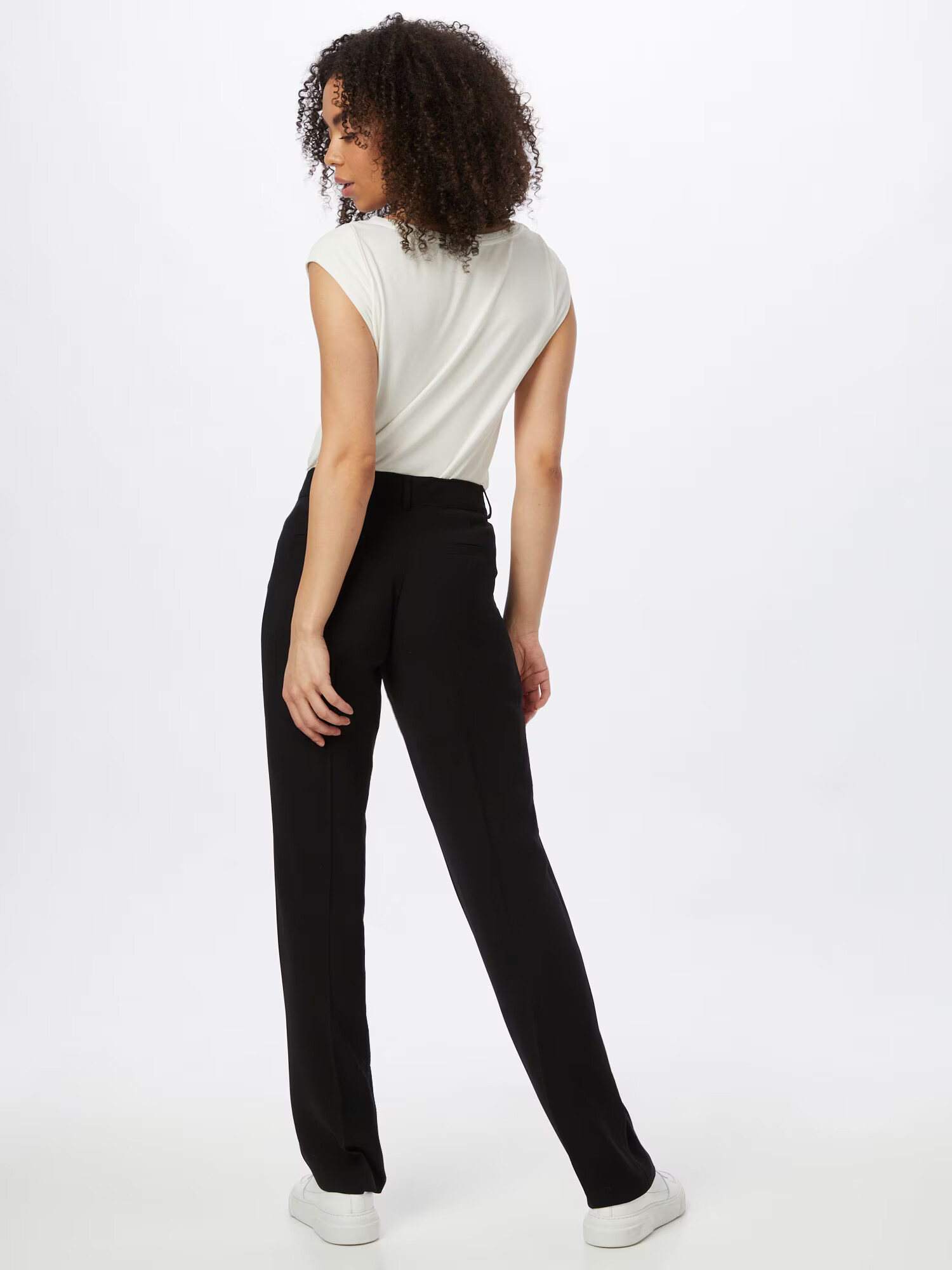 GERRY WEBER Pantaloni cu dungă 'Tuch' negru - Pled.ro