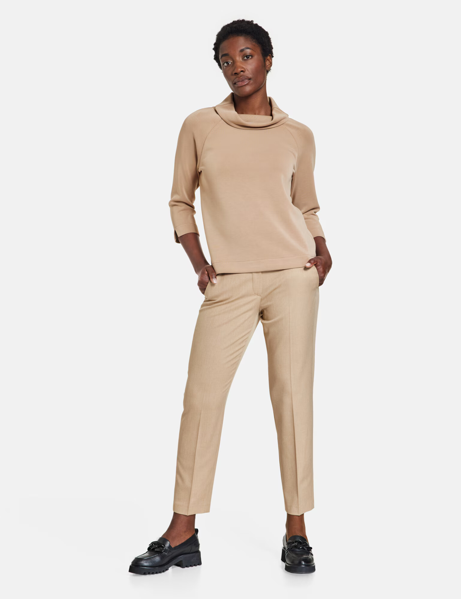 GERRY WEBER Pantaloni eleganți bej - Pled.ro