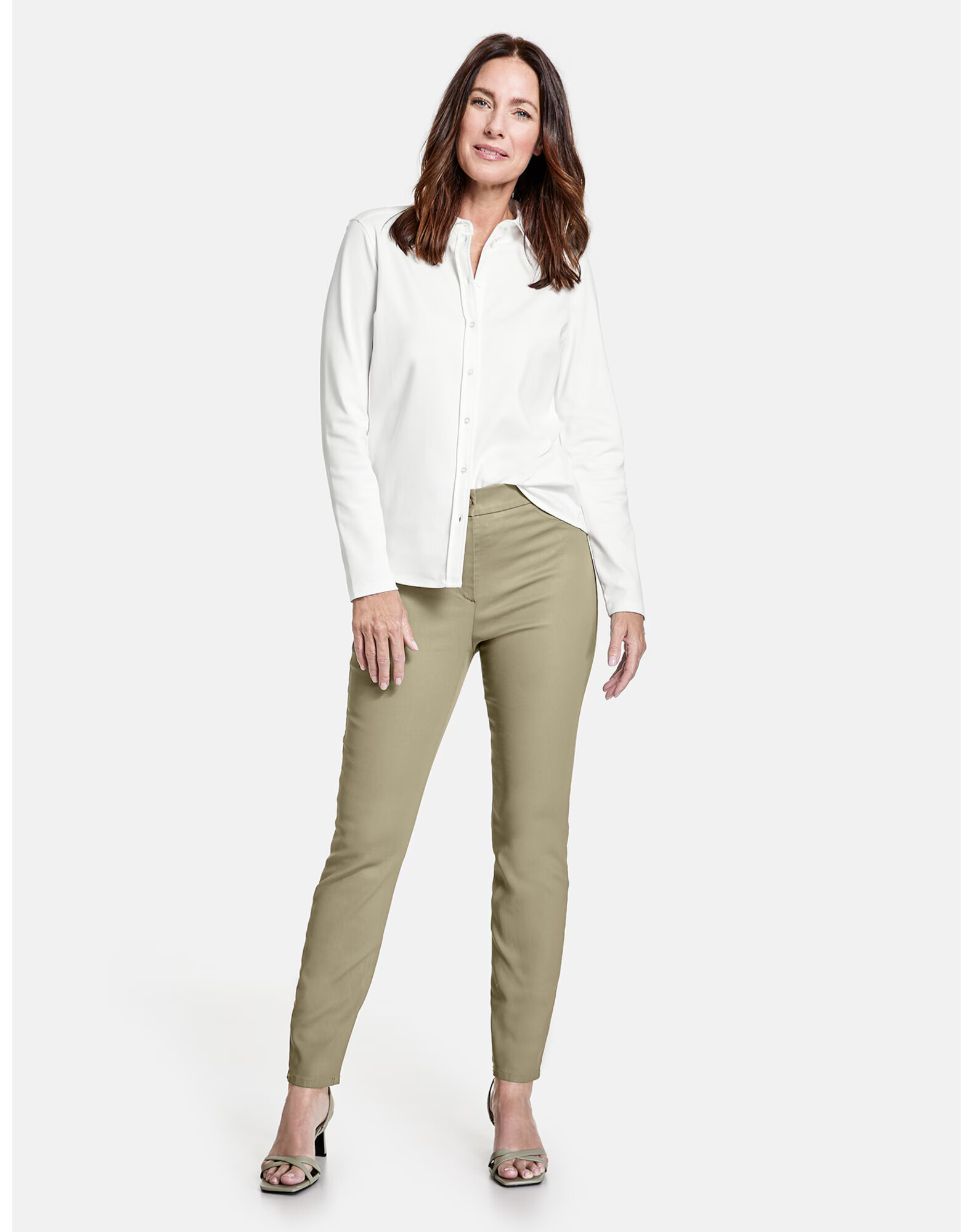 GERRY WEBER Pantaloni gri deschis - Pled.ro