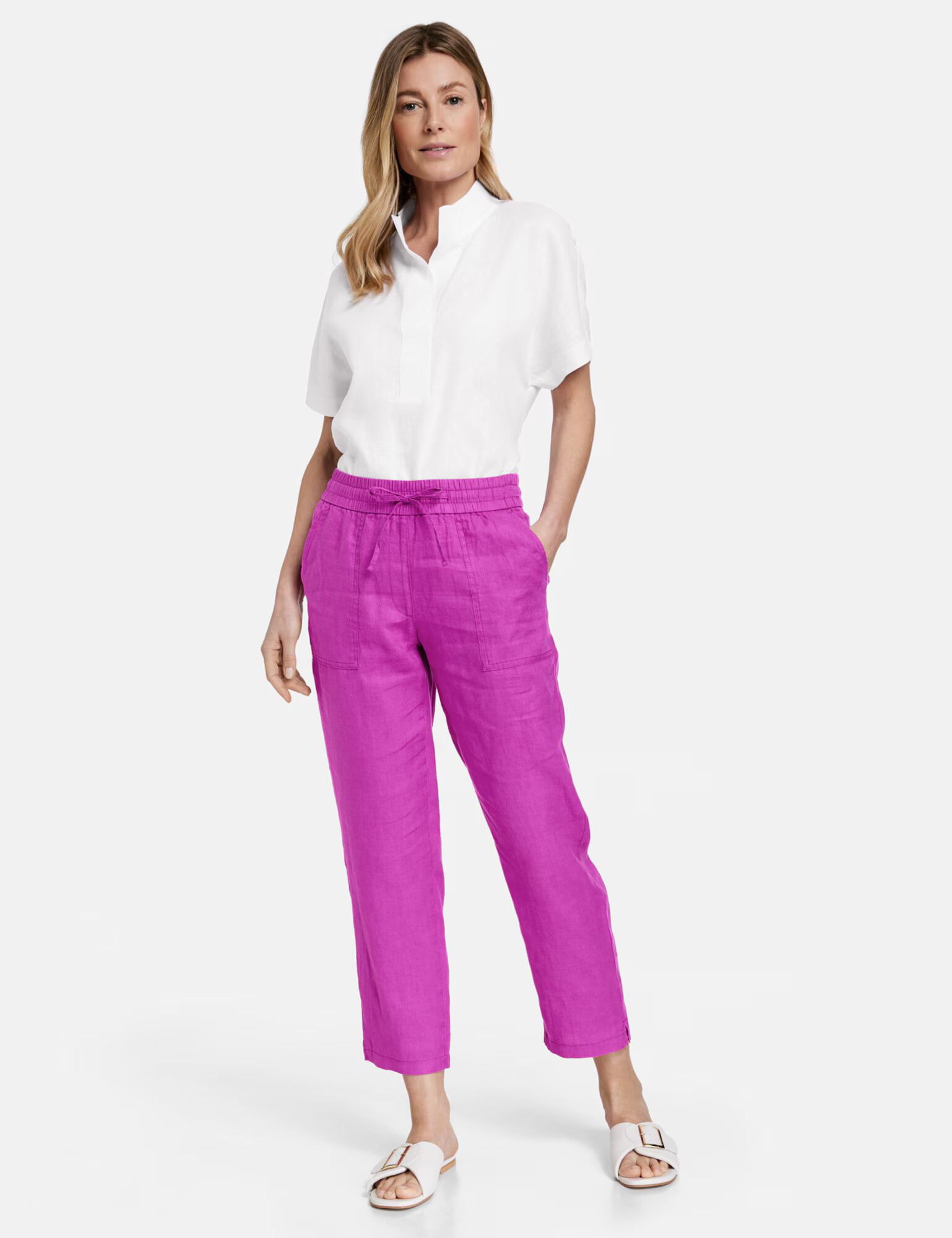 GERRY WEBER Pantaloni lila - Pled.ro