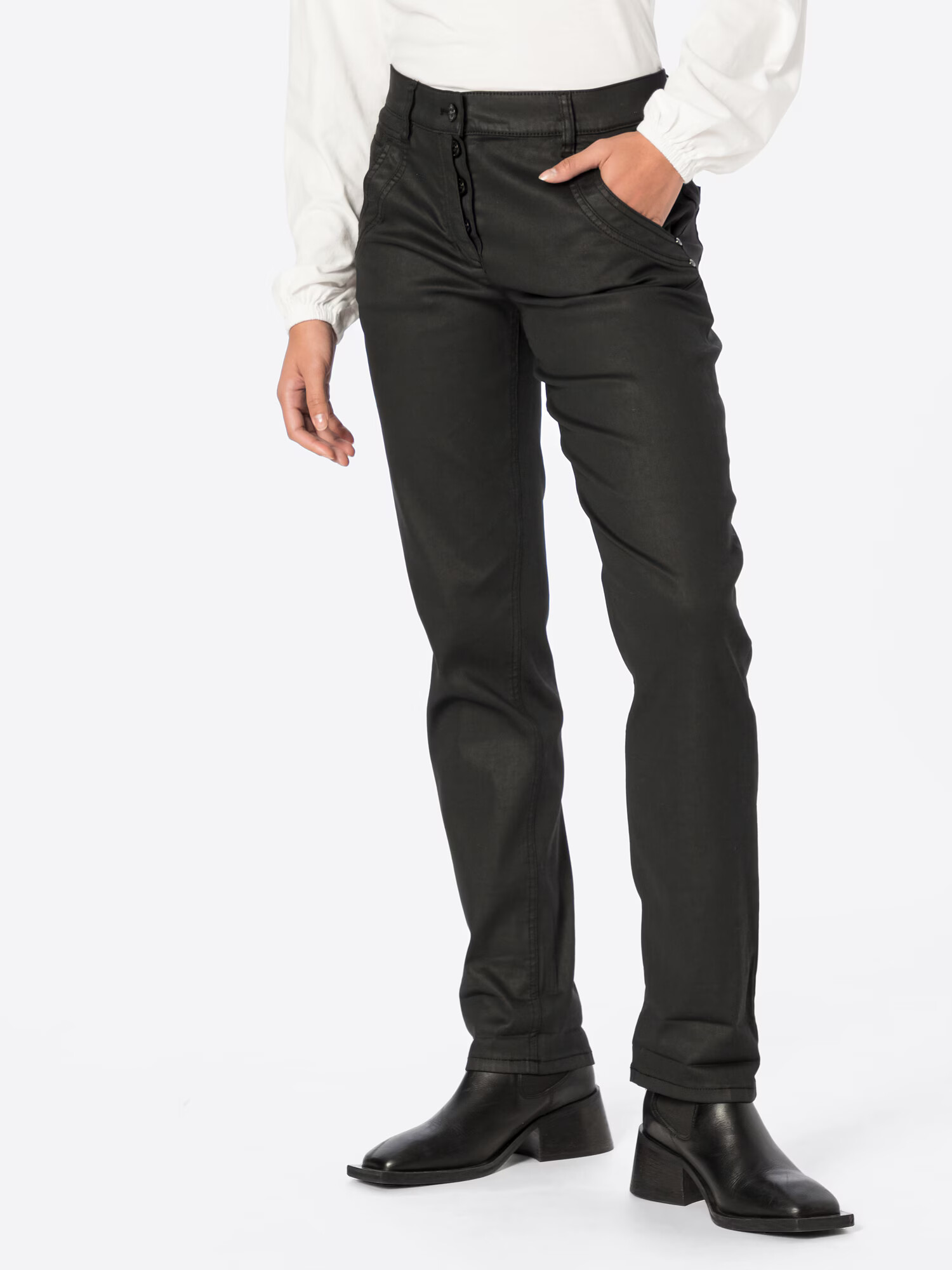 GERRY WEBER Pantaloni negru - Pled.ro