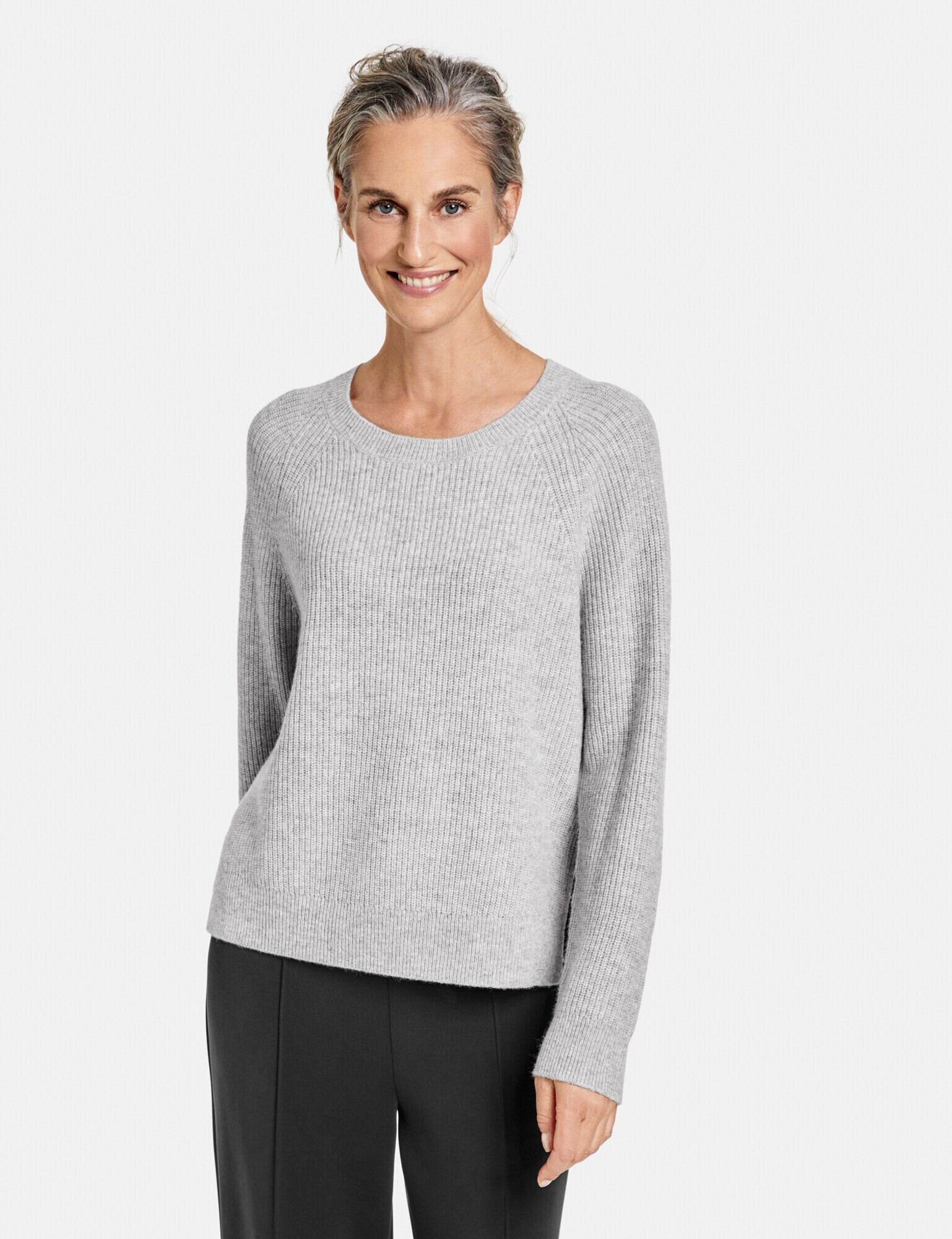 GERRY WEBER Pulover gri deschis - Pled.ro