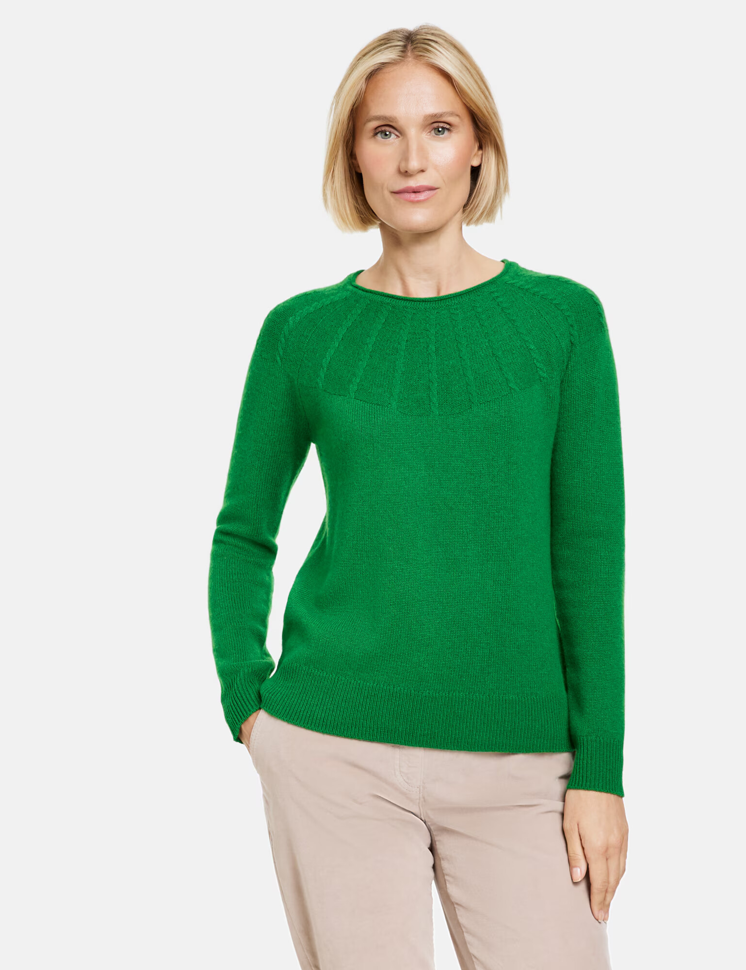 GERRY WEBER Pulover verde - Pled.ro