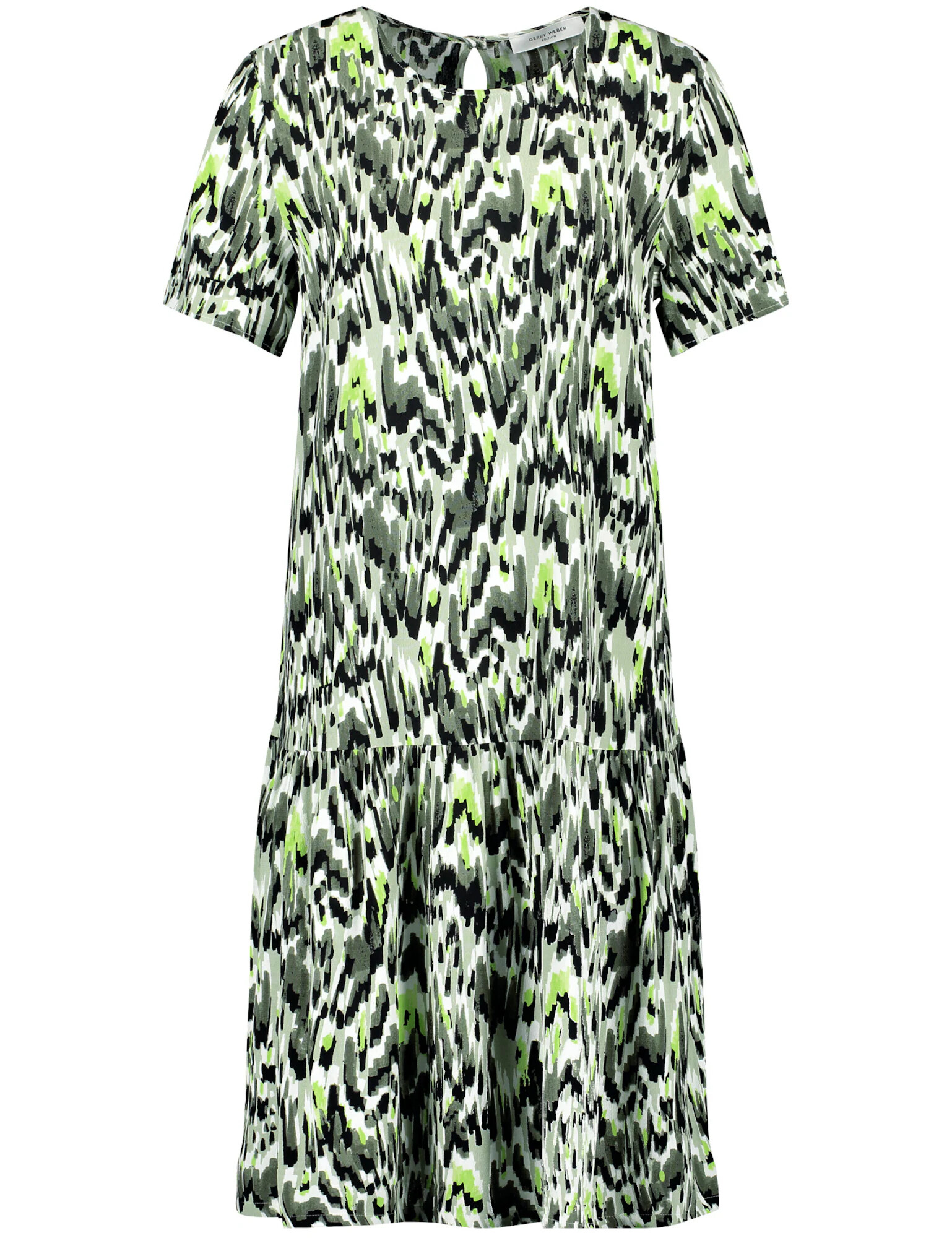 GERRY WEBER Rochie verde / verde deschis / negru / alb - Pled.ro