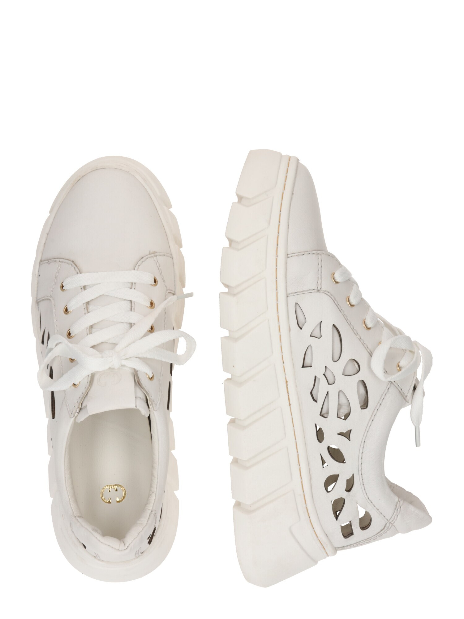 GERRY WEBER Sneaker low 'Biella 08' alb - Pled.ro