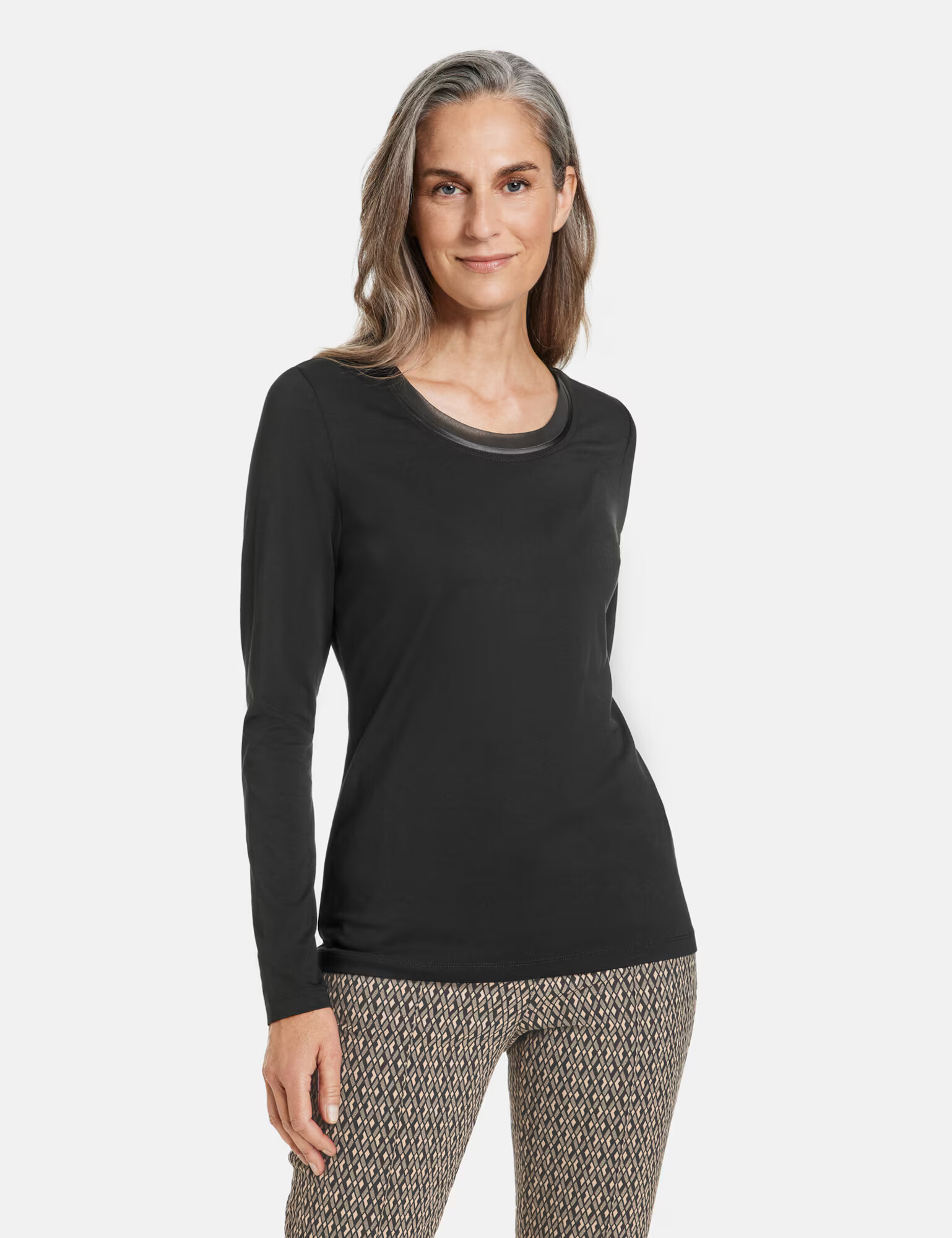 GERRY WEBER Tricou negru - Pled.ro