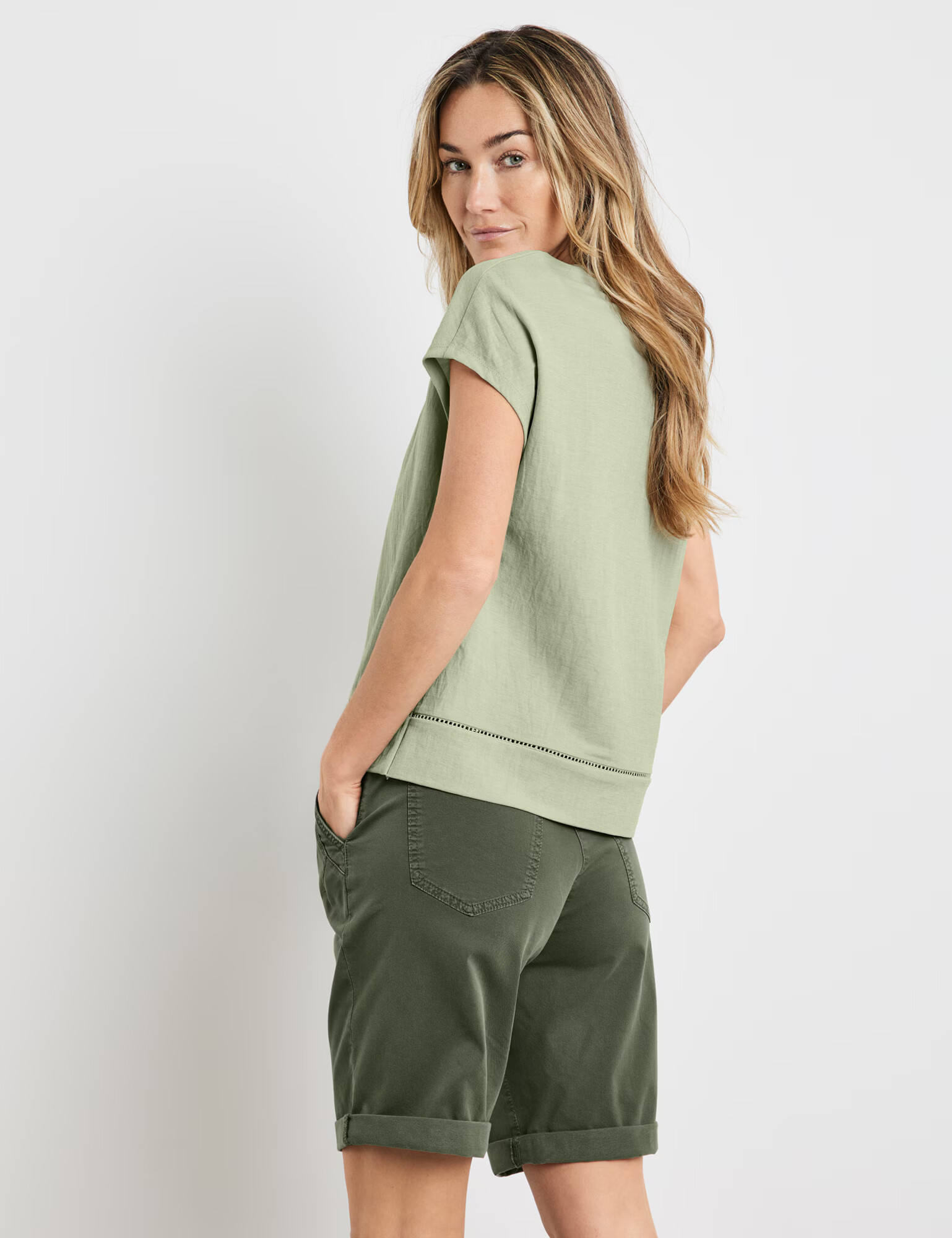 GERRY WEBER Tricou verde mentă - Pled.ro