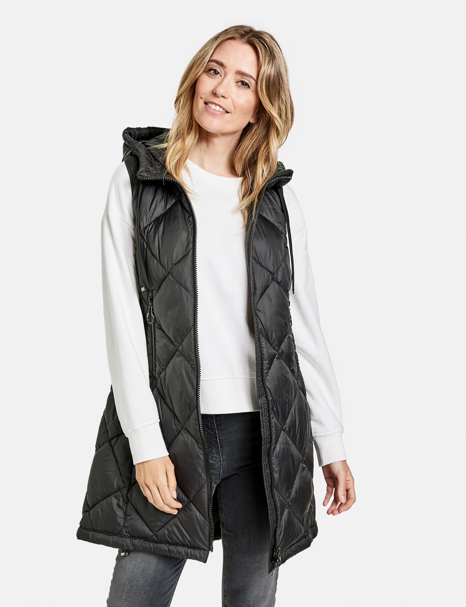 GERRY WEBER Vestă negru - Pled.ro