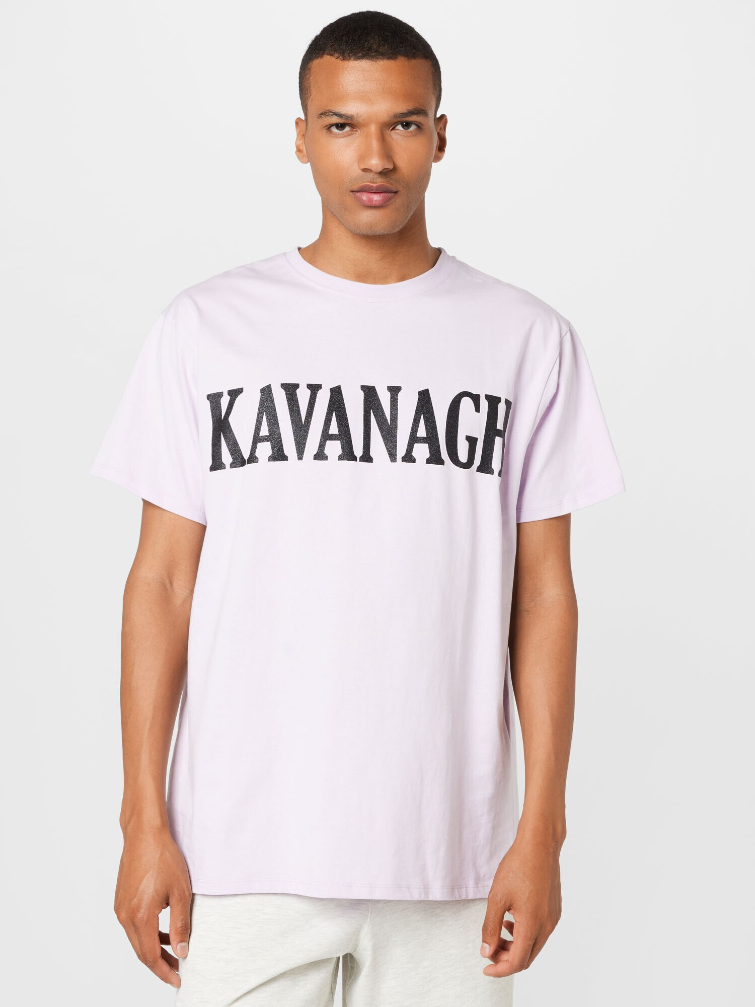 Gianni Kavanagh Tricou mov pastel / negru - Pled.ro