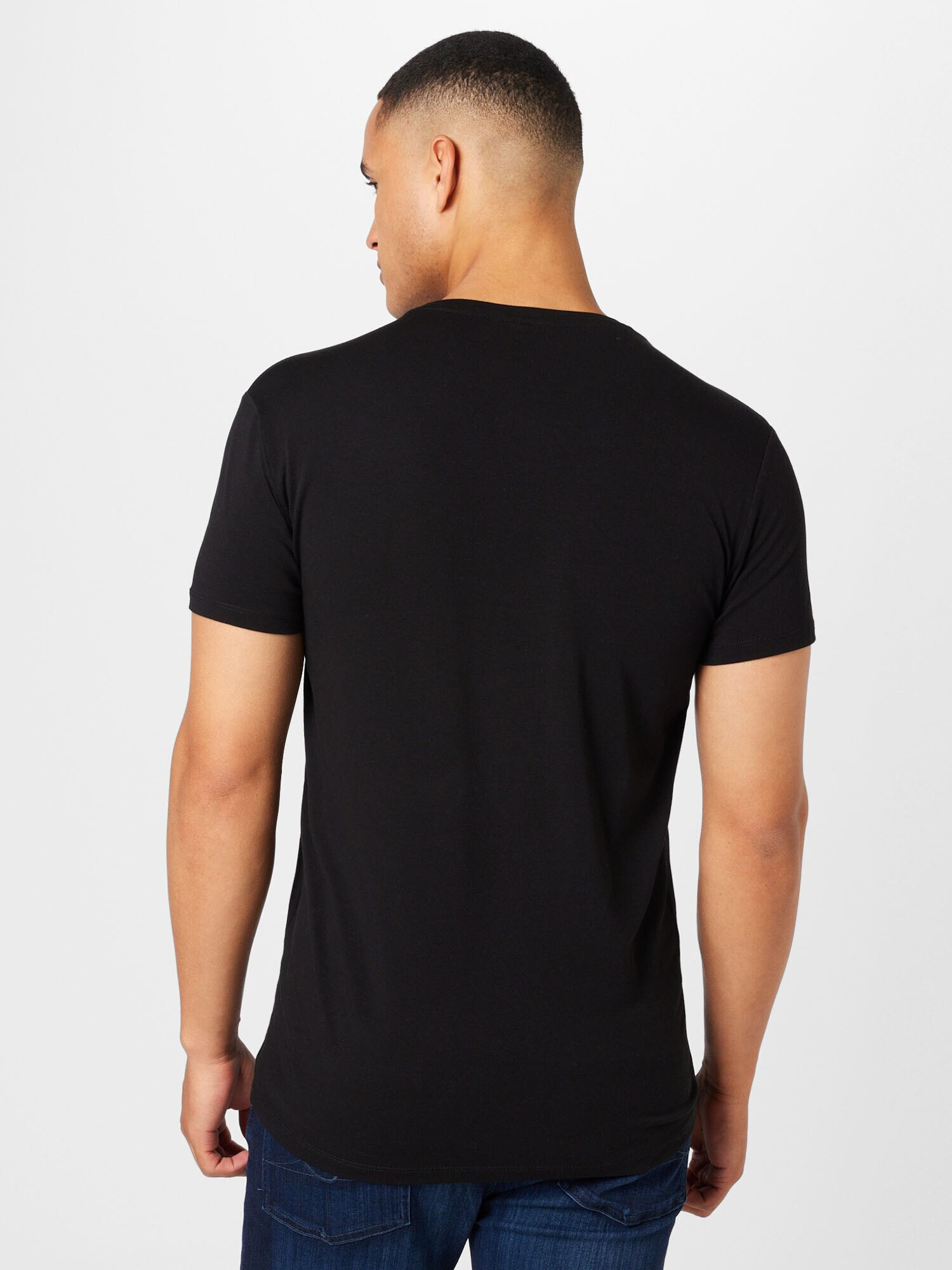 Gianni Kavanagh Tricou negru / alb - Pled.ro