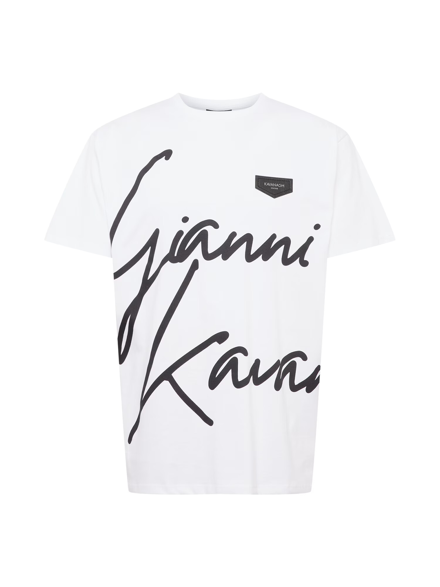 Gianni Kavanagh Tricou negru / alb - Pled.ro