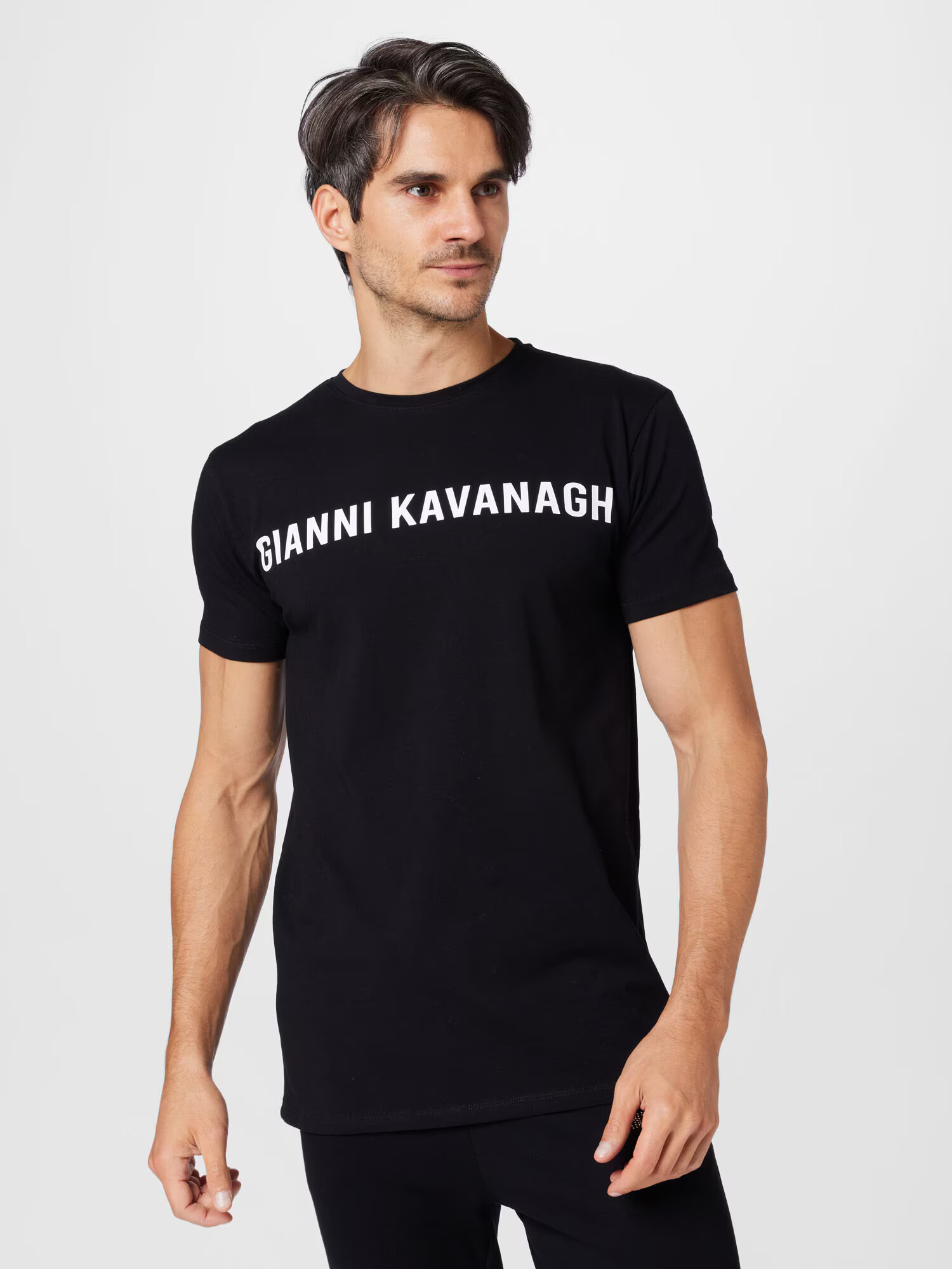 Gianni Kavanagh Tricou negru / alb - Pled.ro