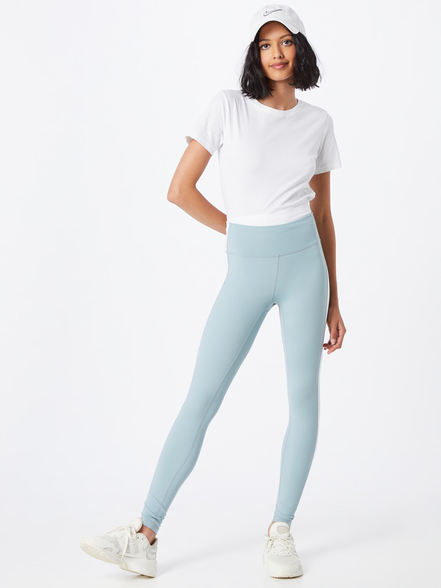 Gilly Hicks Leggings albastru fumuriu / alb - Pled.ro