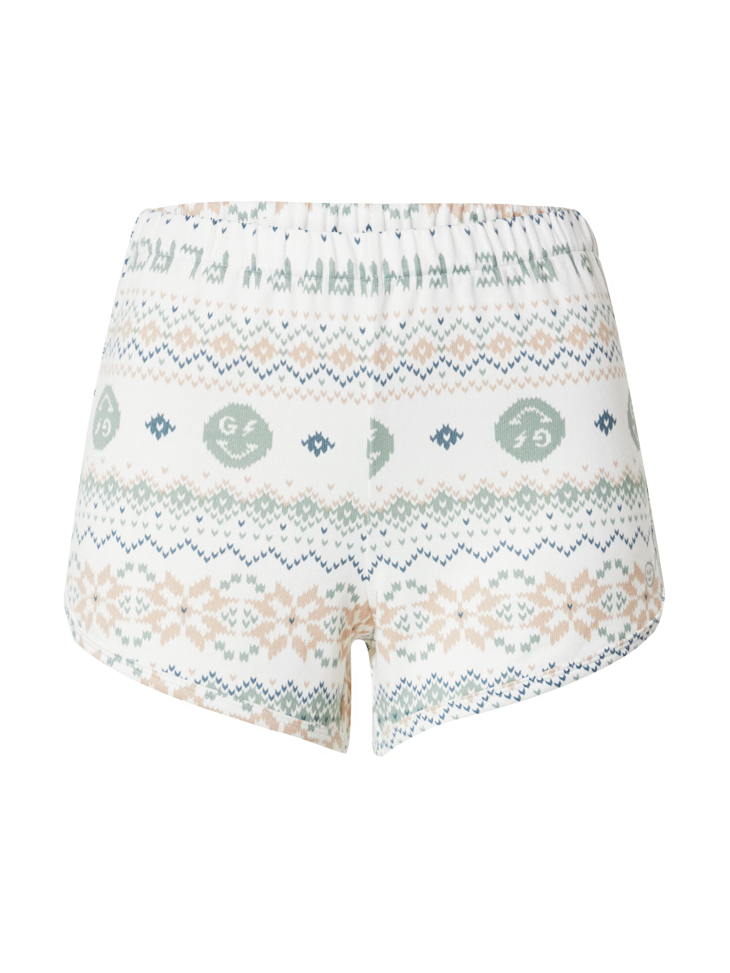 Gilly Hicks Pantaloni de pijama bej deschis / verde pastel / alb - Pled.ro