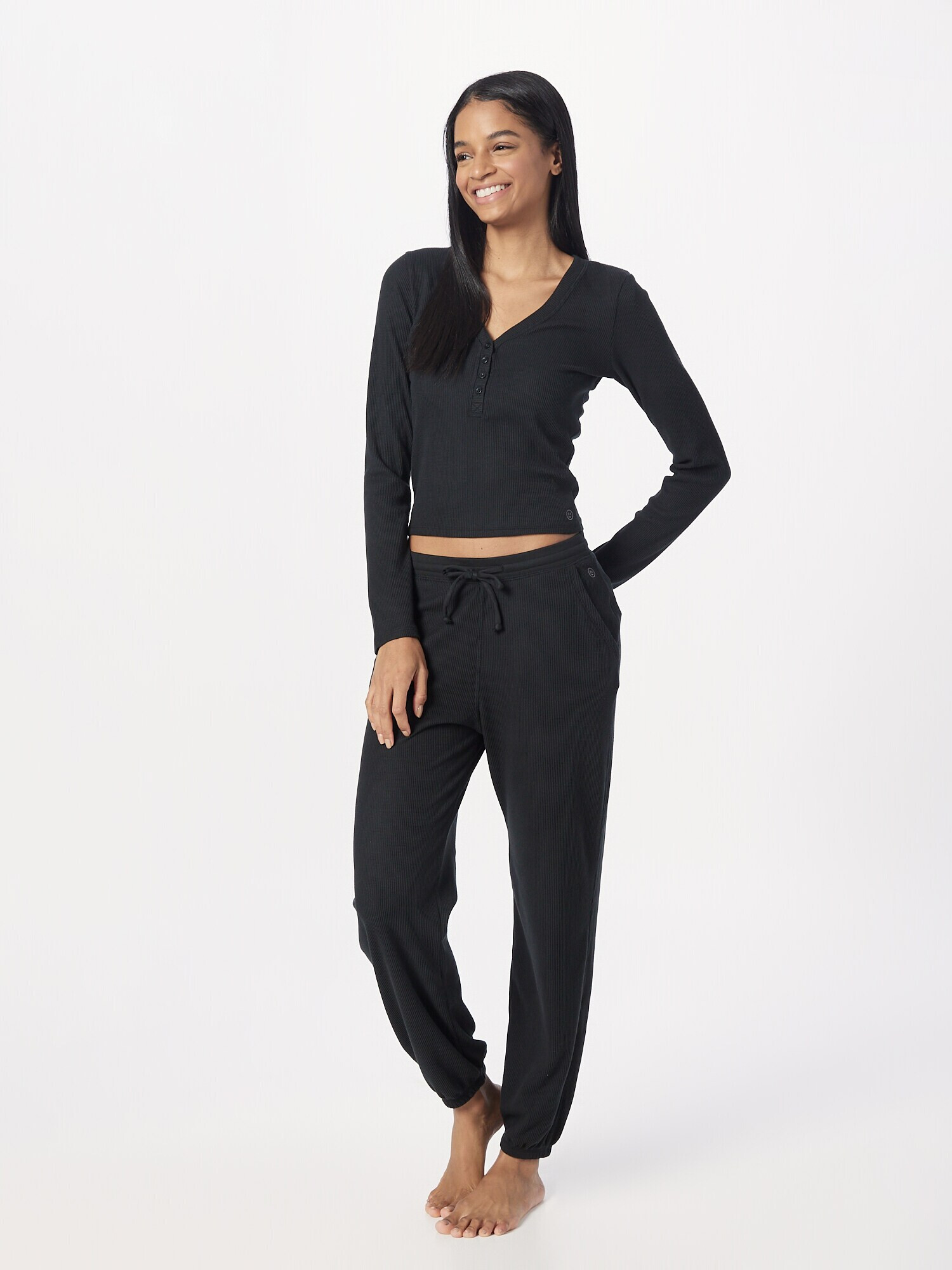 Gilly Hicks Pantaloni de pijama negru - Pled.ro