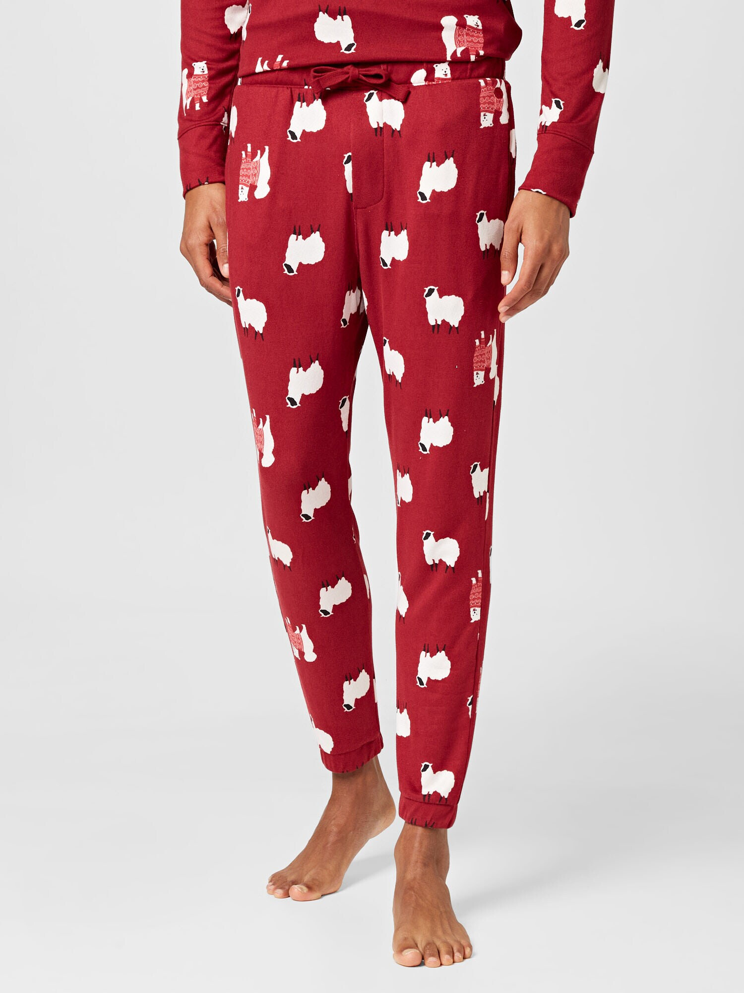 Gilly Hicks Pantaloni de pijama roșu / roşu închis / alb - Pled.ro