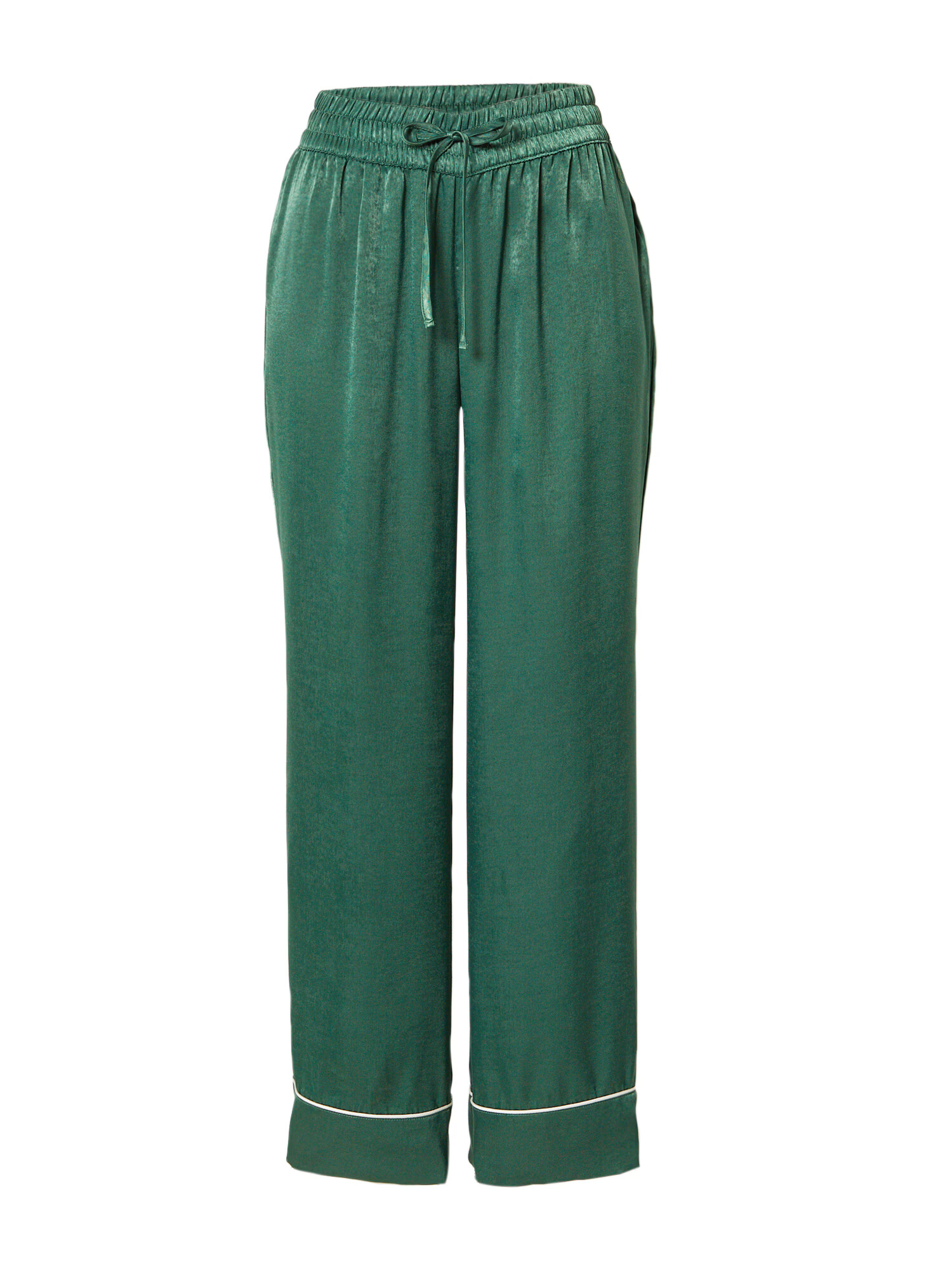 Gilly Hicks Pantaloni de pijama verde închis / alb - Pled.ro