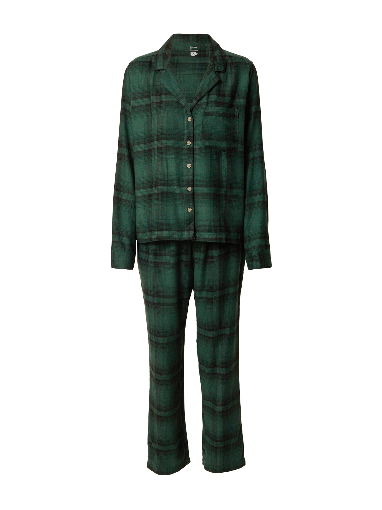 Gilly Hicks Pijama verde / negru - Pled.ro