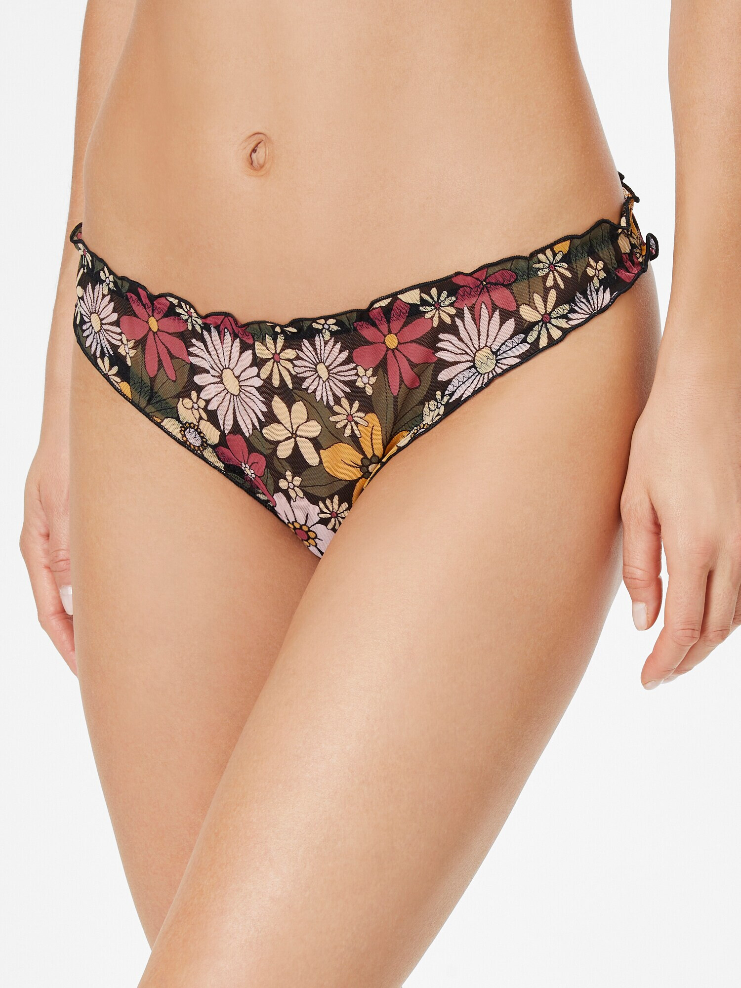 Gilly Hicks Slip galben auriu / mov liliachiu / roz pitaya / negru - Pled.ro