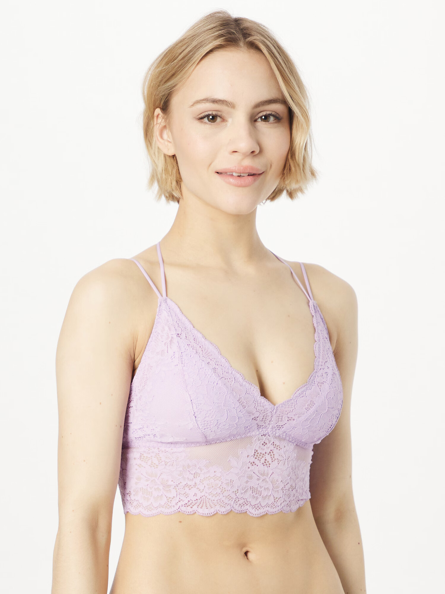 Gilly Hicks Sutien albastru deschis / lila - Pled.ro