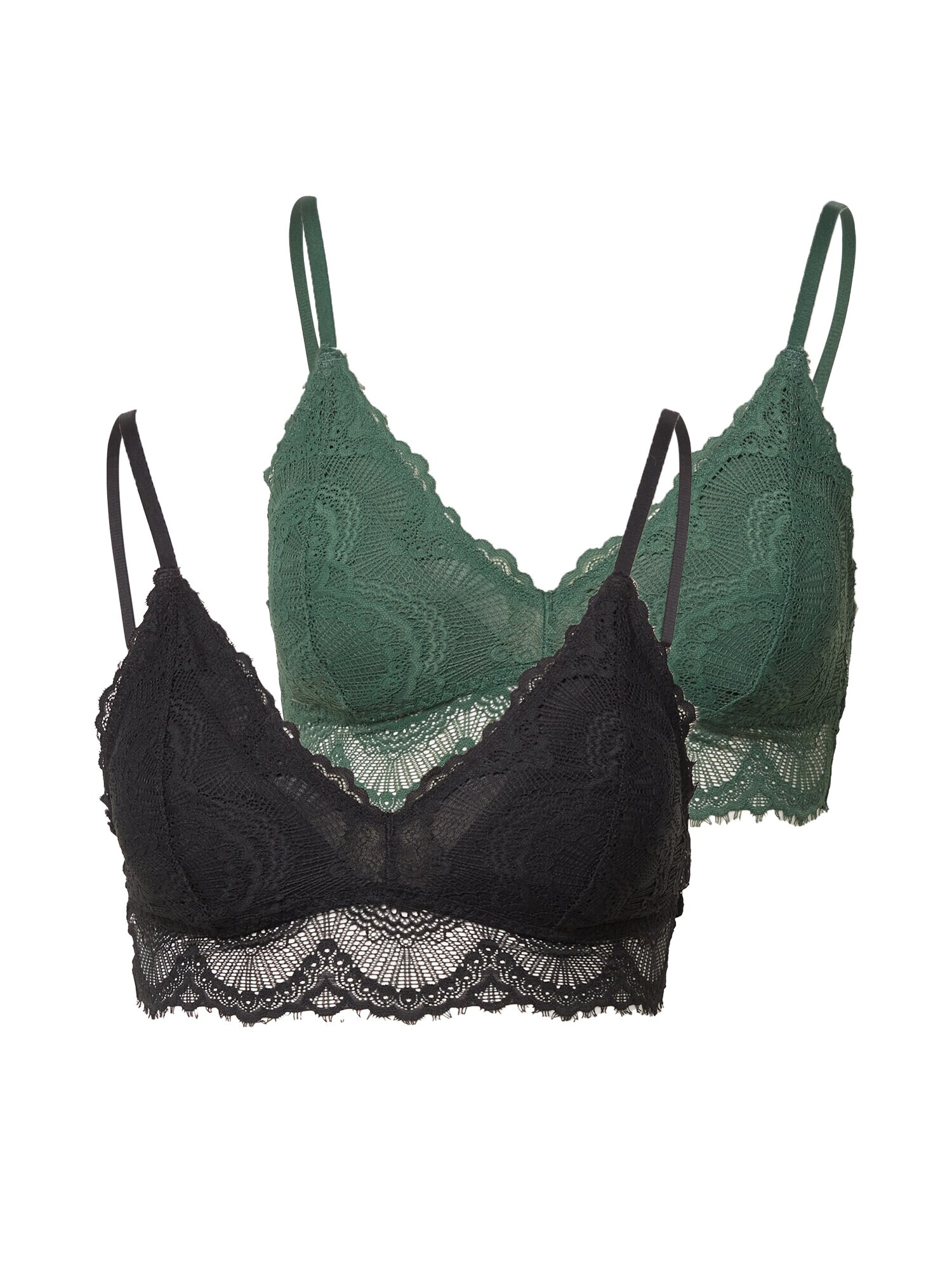 Gilly Hicks Sutien verde / negru - Pled.ro