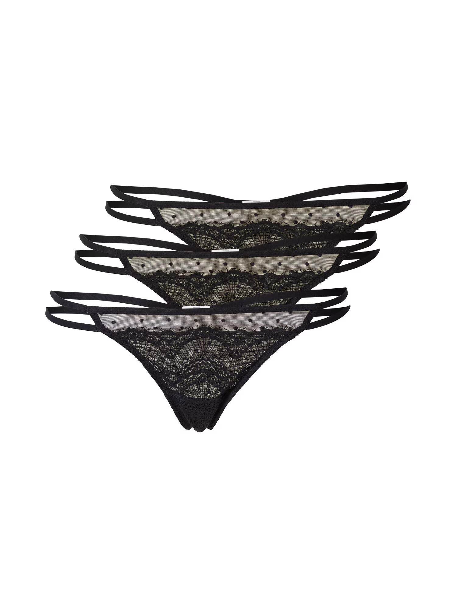 Gilly Hicks Tanga negru - Pled.ro