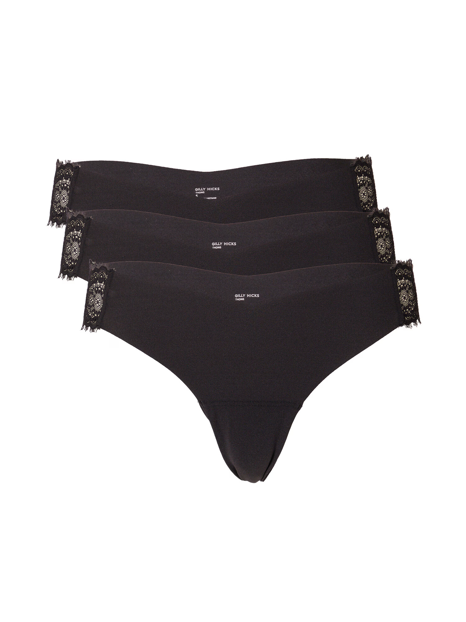 Gilly Hicks Tanga negru - Pled.ro