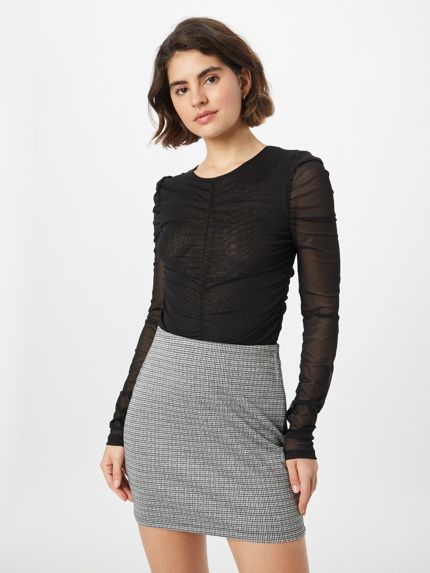 Gina Tricot Bluză 'Aurora' negru - Pled.ro