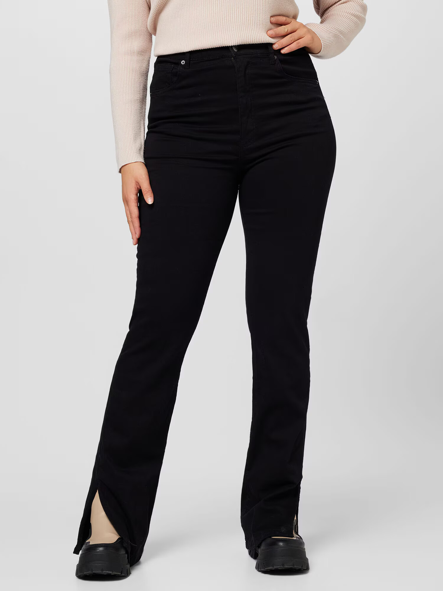 Gina Tricot Curve Jeans 'Molly' negru - Pled.ro