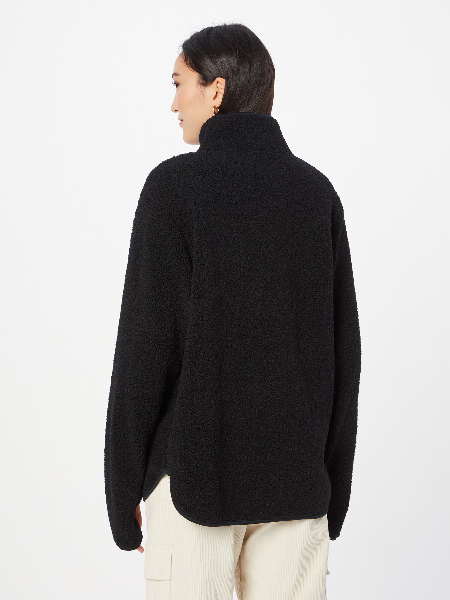 Gina Tricot Jachetă fleece 'Tara' negru - Pled.ro