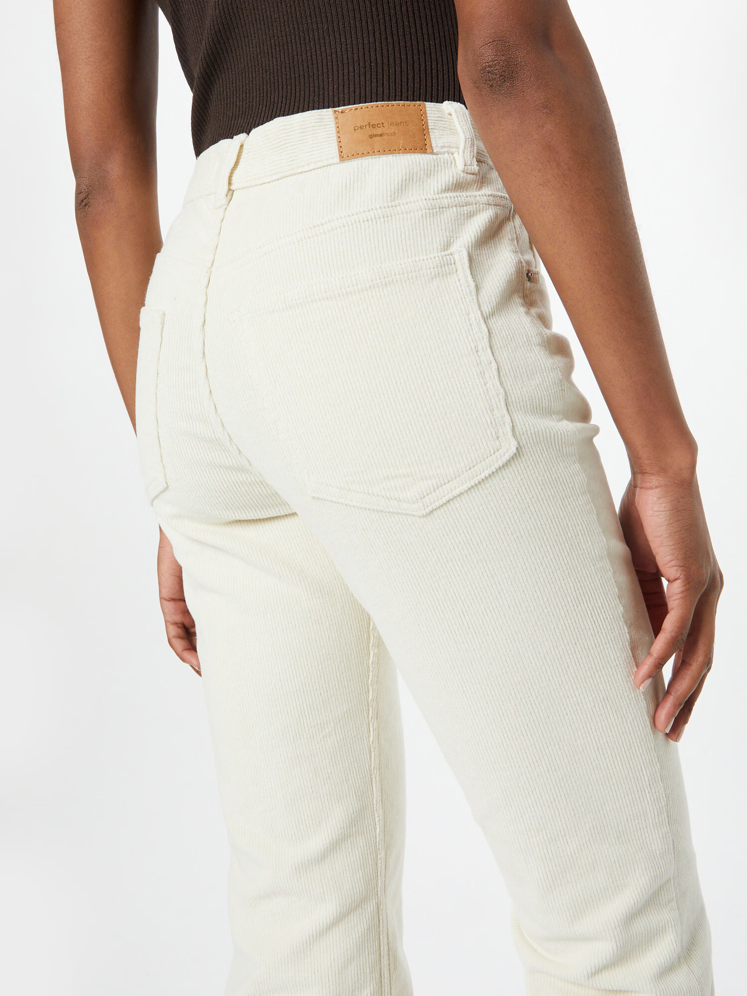 Gina Tricot Jeans alb - Pled.ro