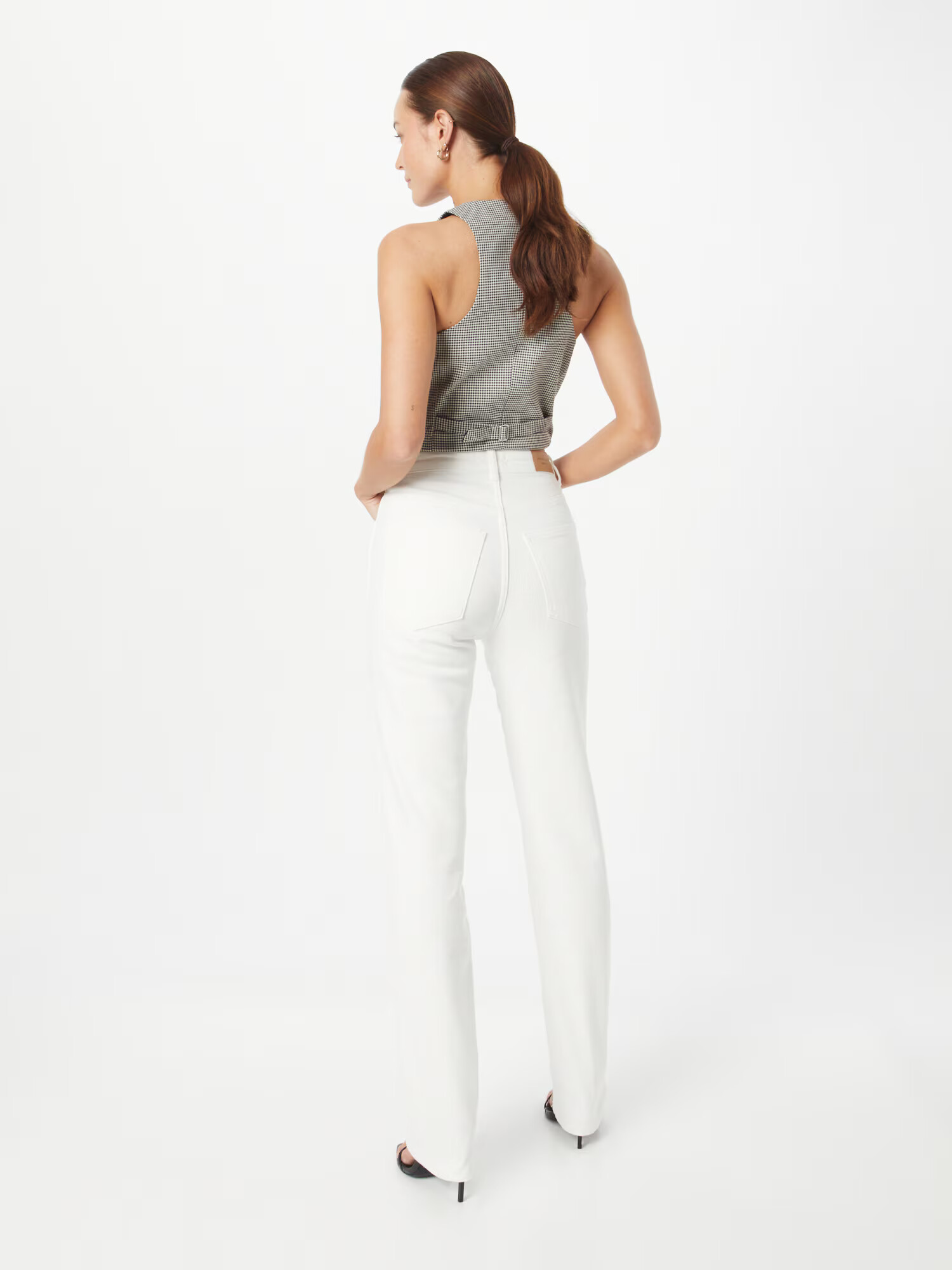 Gina Tricot Jeans alb - Pled.ro