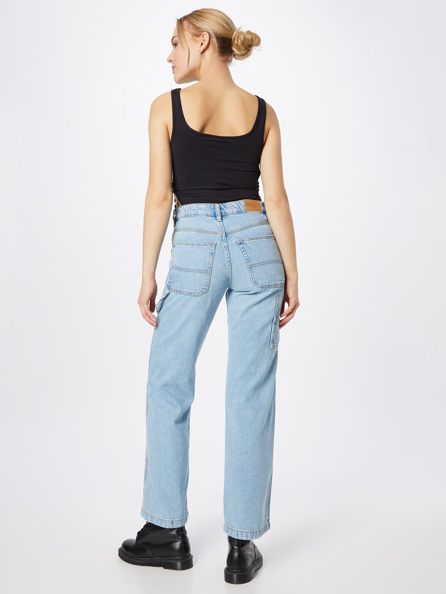 Gina Tricot Jeans albastru denim - Pled.ro