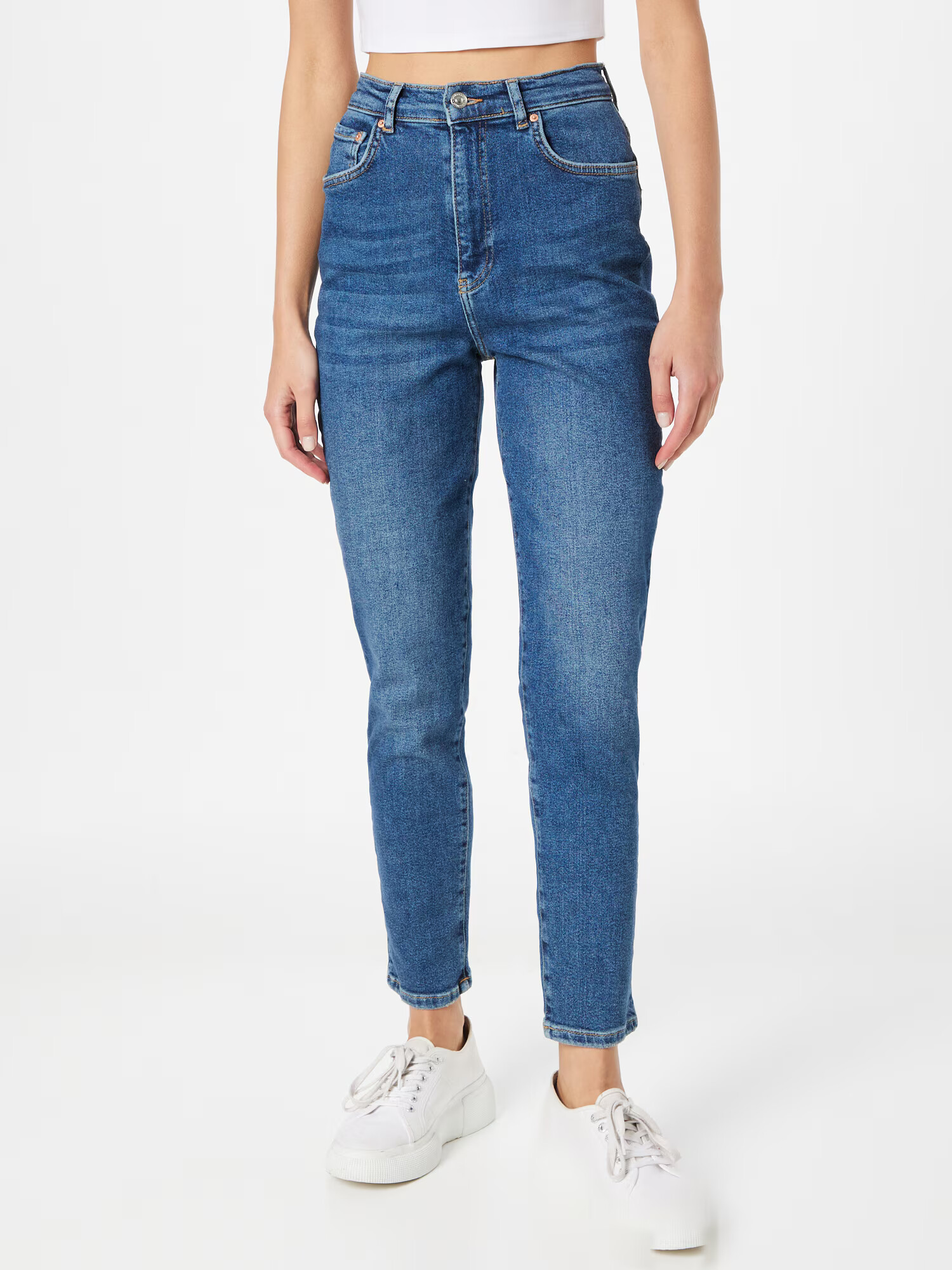 Gina Tricot Jeans albastru închis - Pled.ro