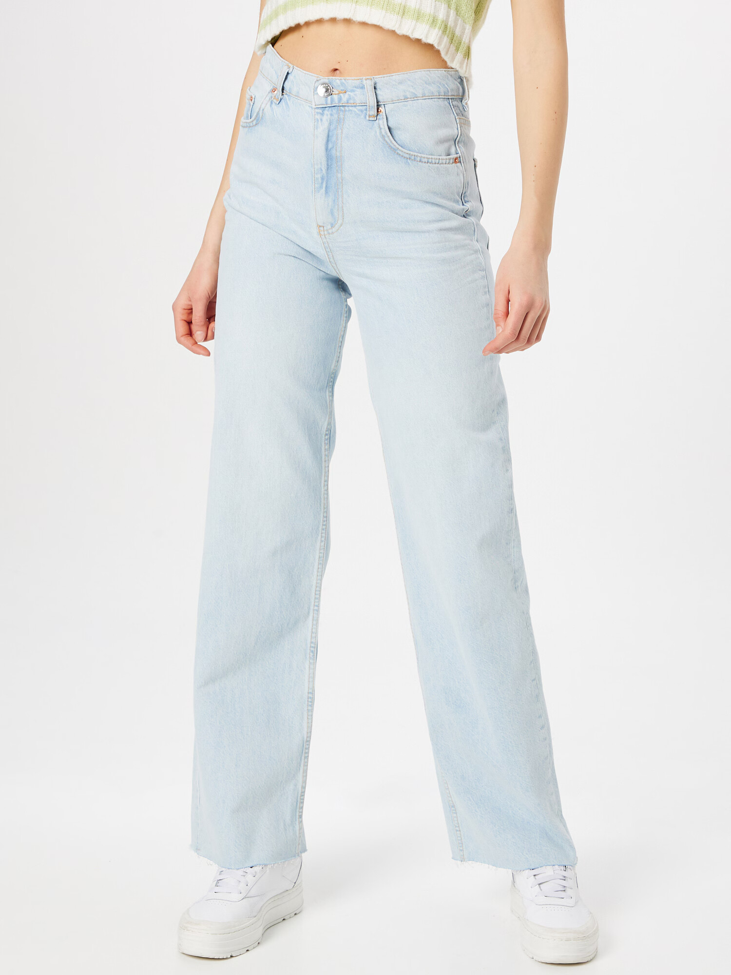 Gina Tricot Jeans 'Idun' albastru denim - Pled.ro