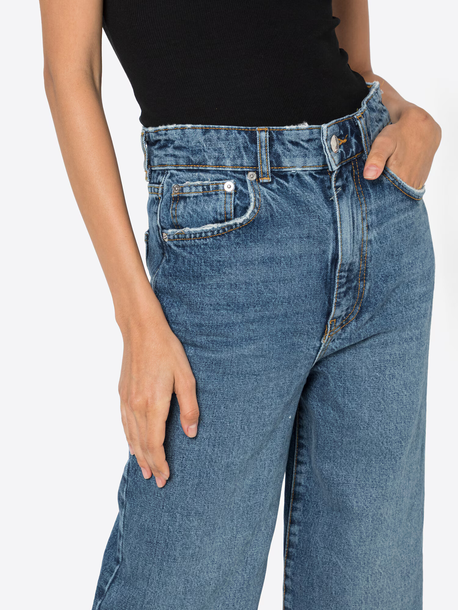 Gina Tricot Jeans 'Idun' albastru închis - Pled.ro