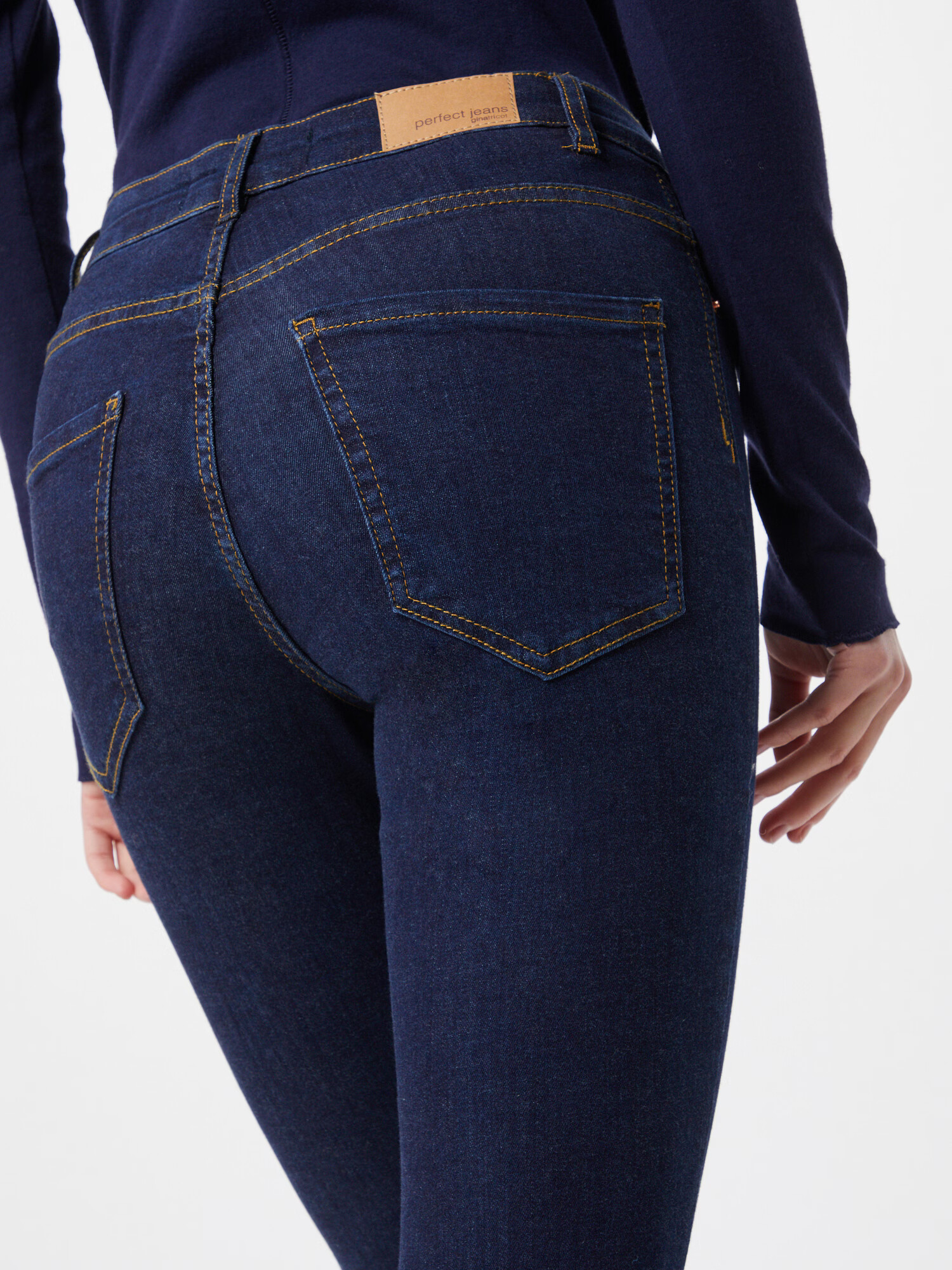 Gina Tricot Jeans 'Molly' albastru închis - Pled.ro