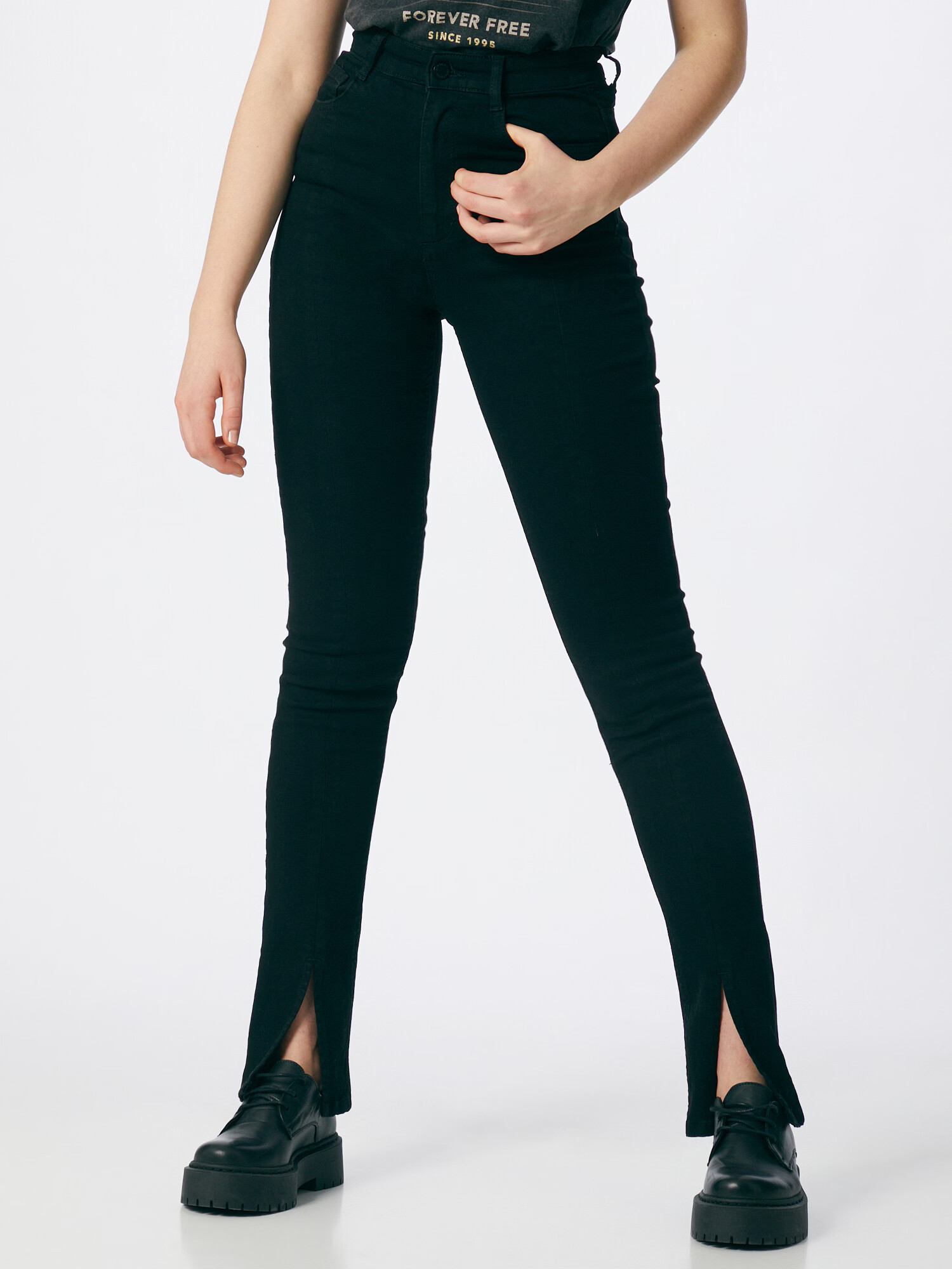 Gina Tricot Jeans negru - Pled.ro