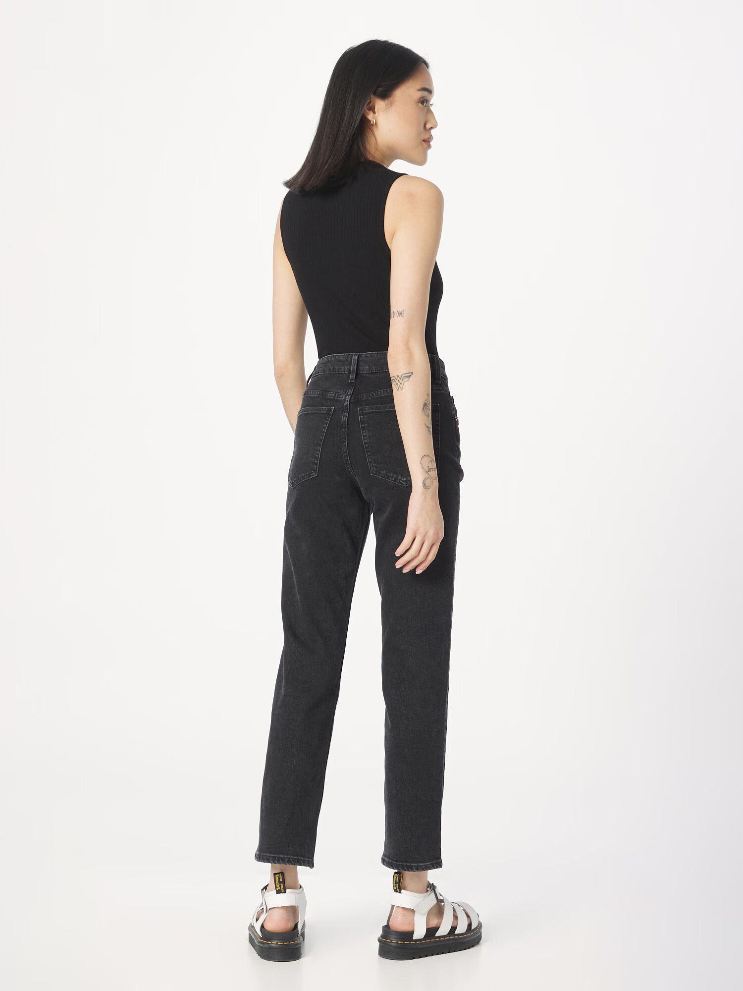 Gina Tricot Jeans negru - Pled.ro