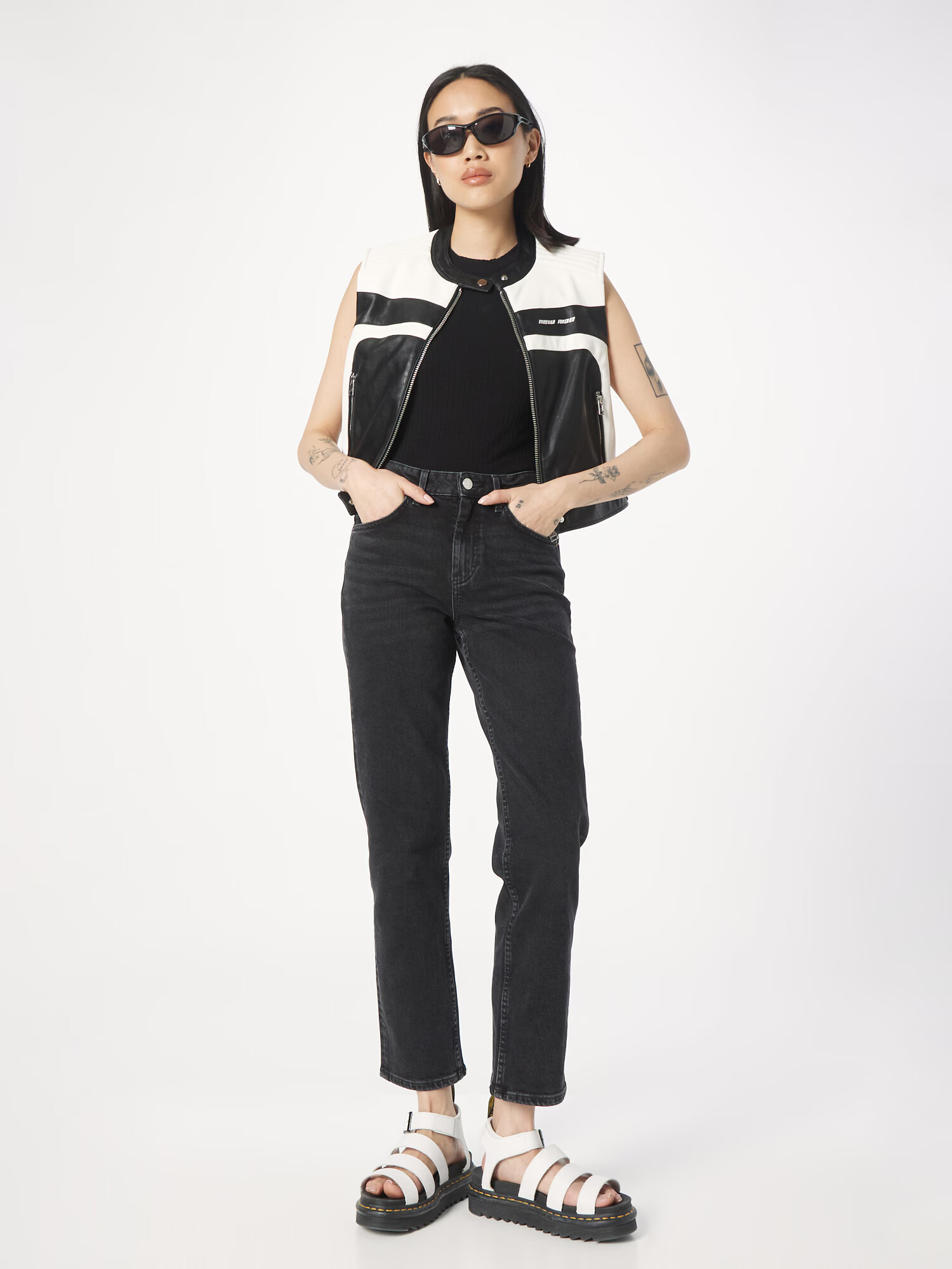 Gina Tricot Jeans negru - Pled.ro