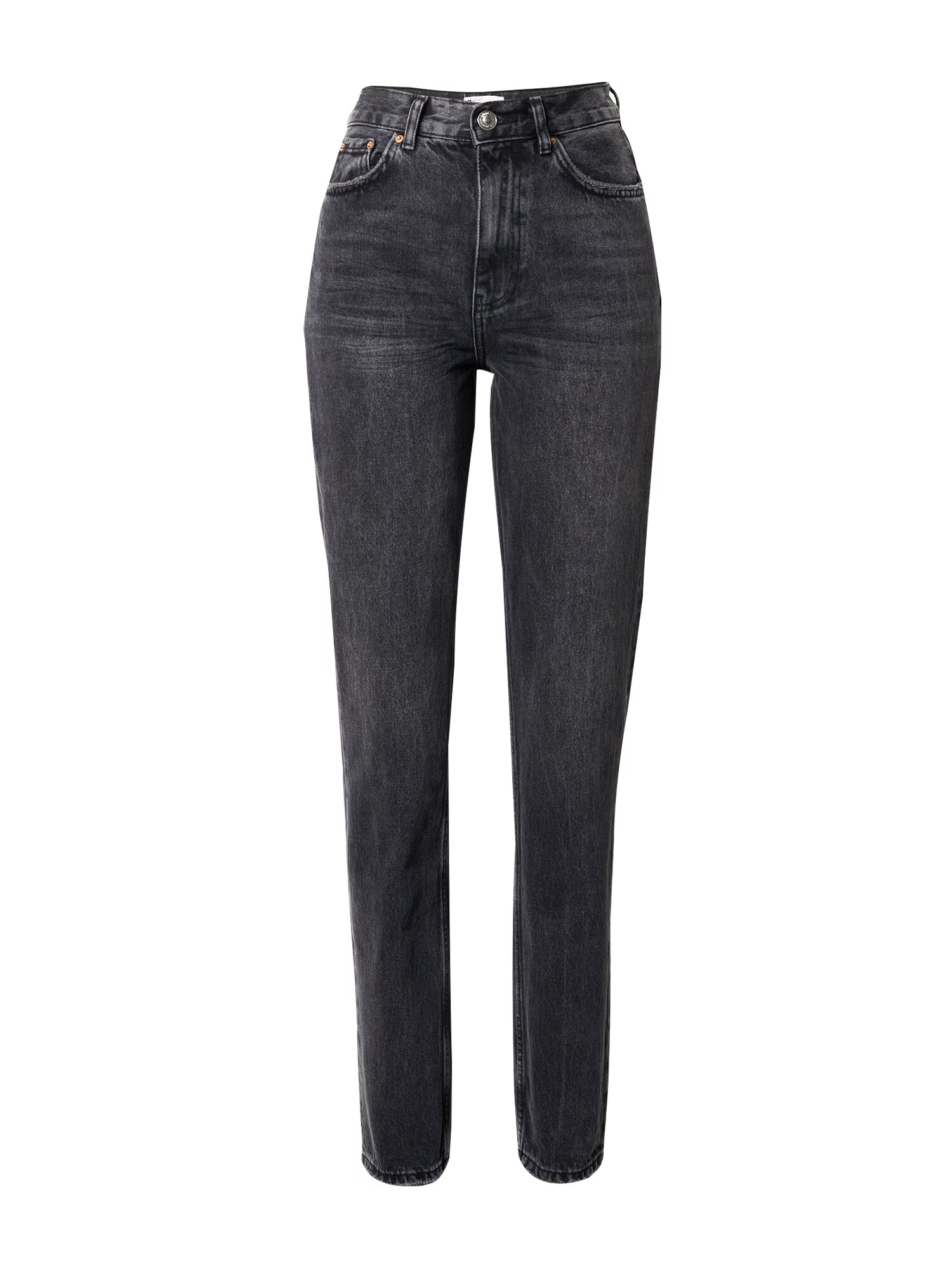 Gina Tricot Jeans negru denim - Pled.ro