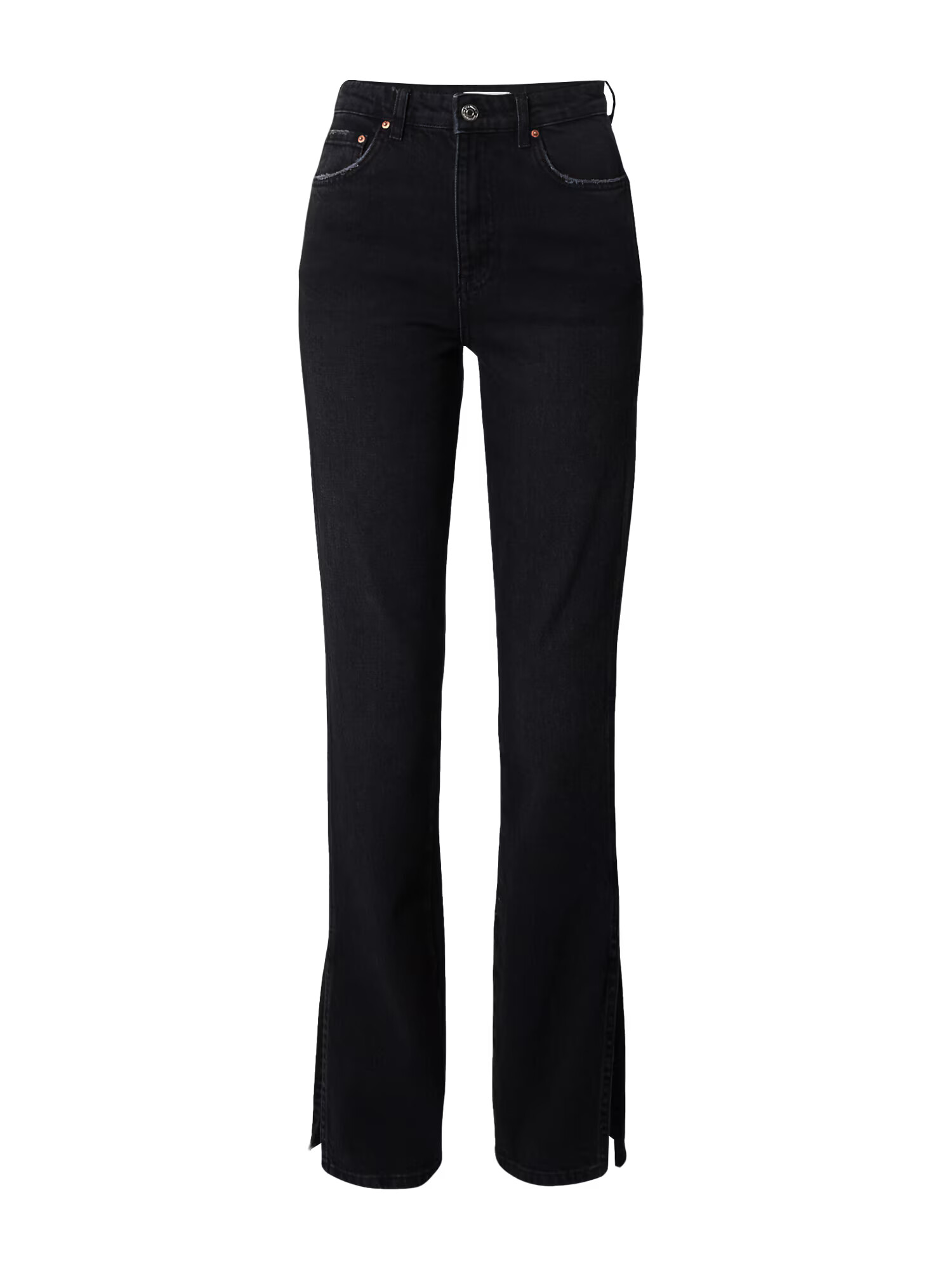 Gina Tricot Jeans negru denim - Pled.ro