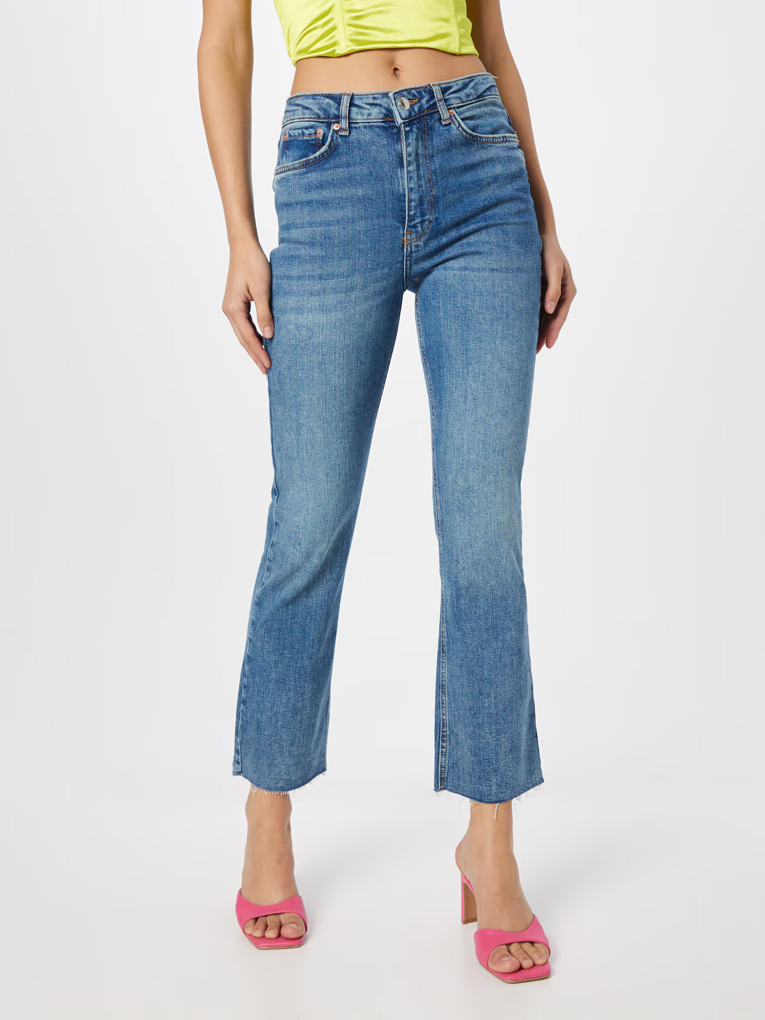 Gina Tricot Jeans 'Ylva' albastru denim - Pled.ro