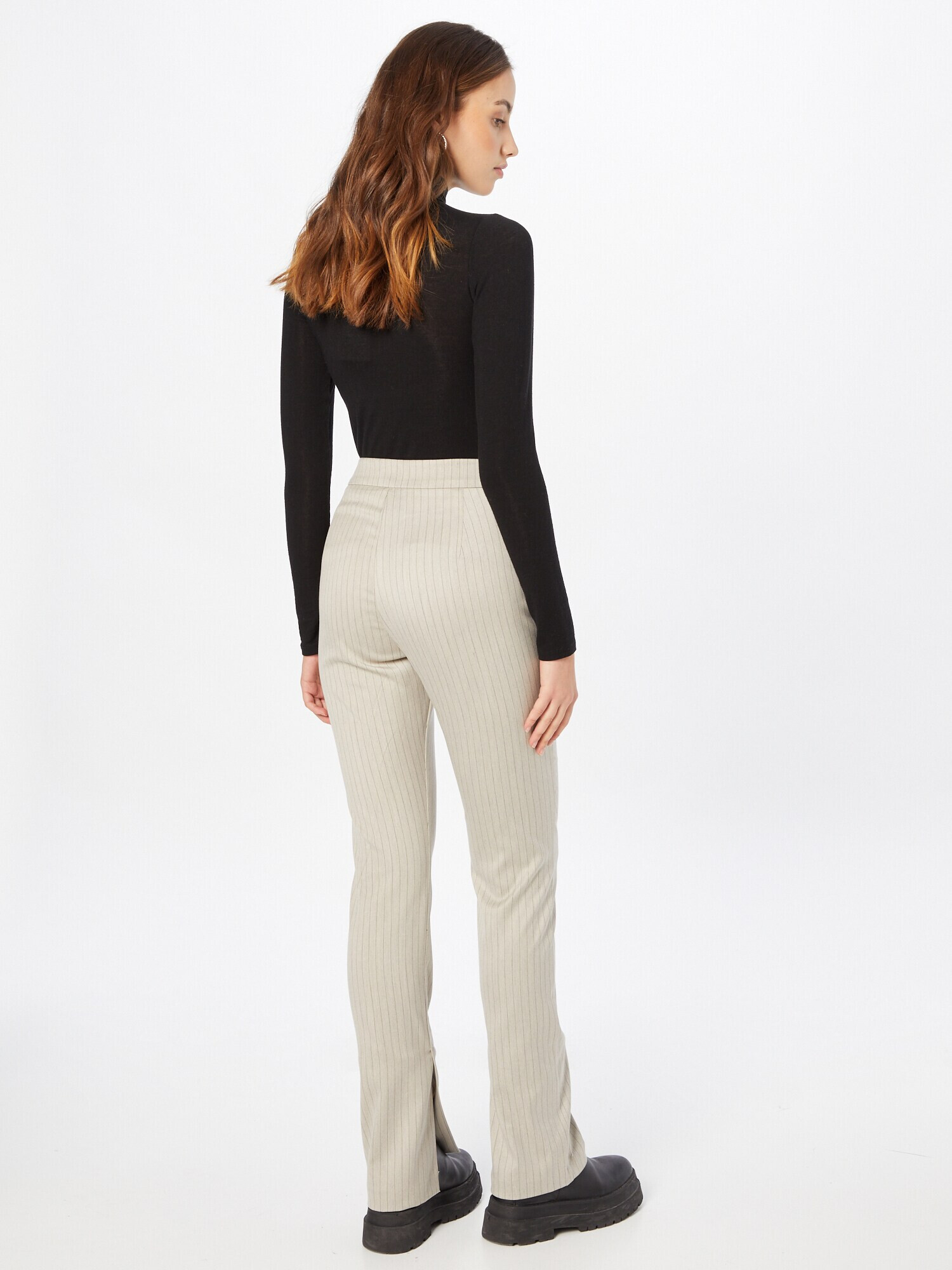 Gina Tricot Pantaloni 'Petra' bej / negru - Pled.ro