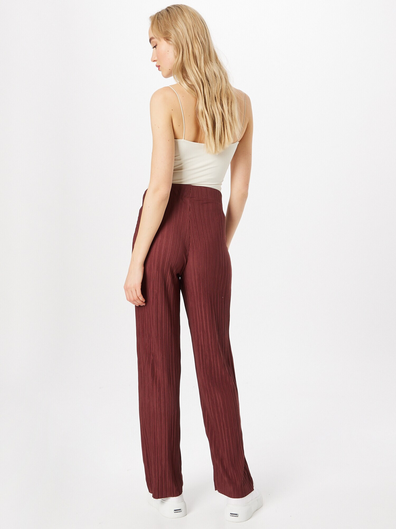 Gina Tricot Pantaloni 'Sissi' castaniu - Pled.ro