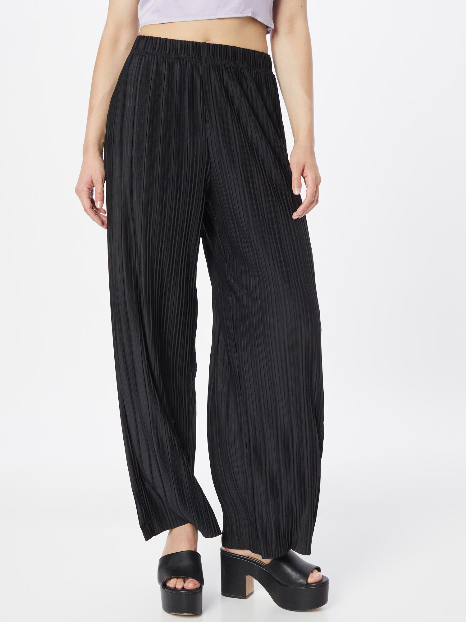 Gina Tricot Pantaloni 'Tamara' negru - Pled.ro