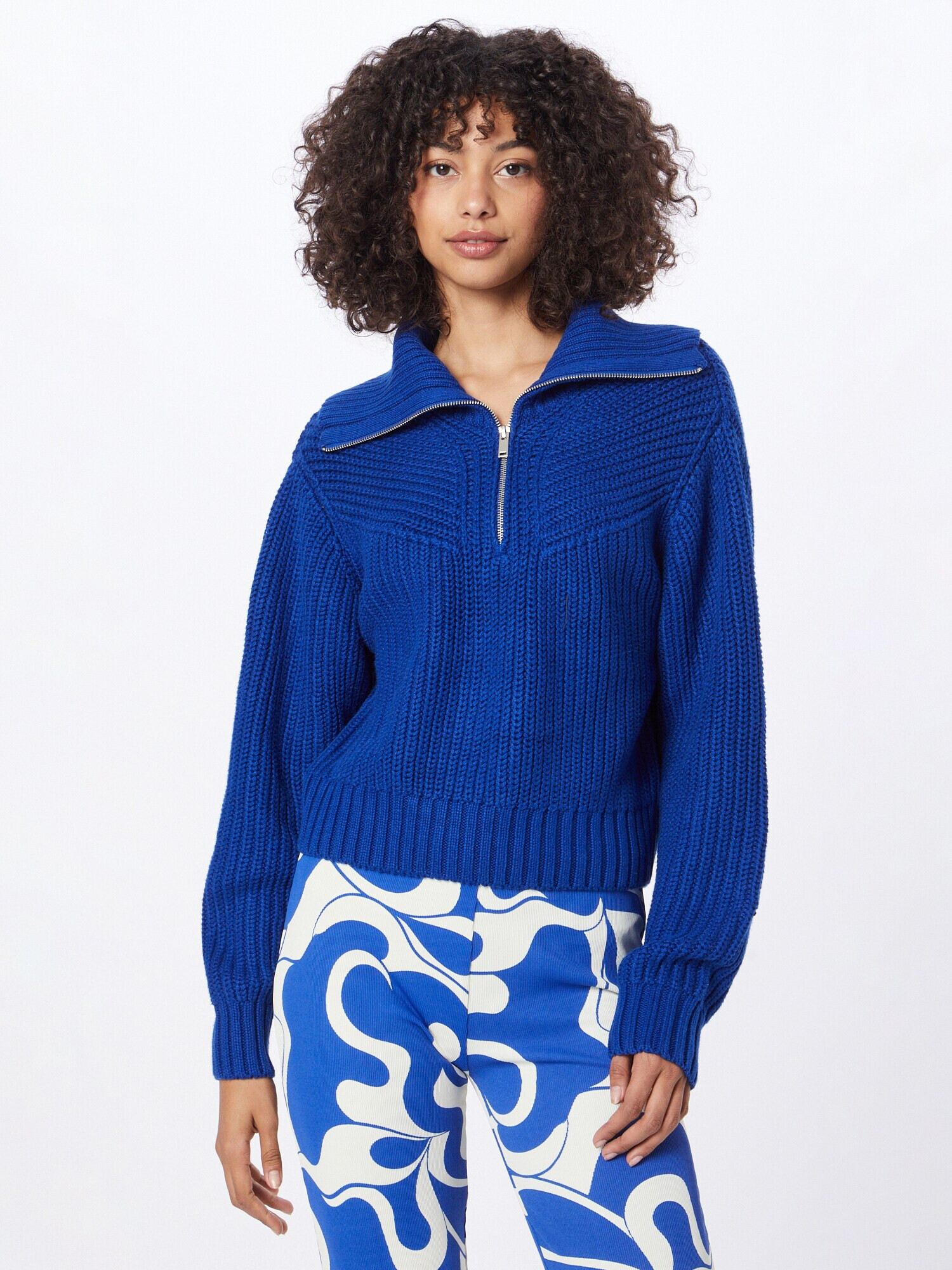 Gina Tricot Pulover albastru cobalt - Pled.ro