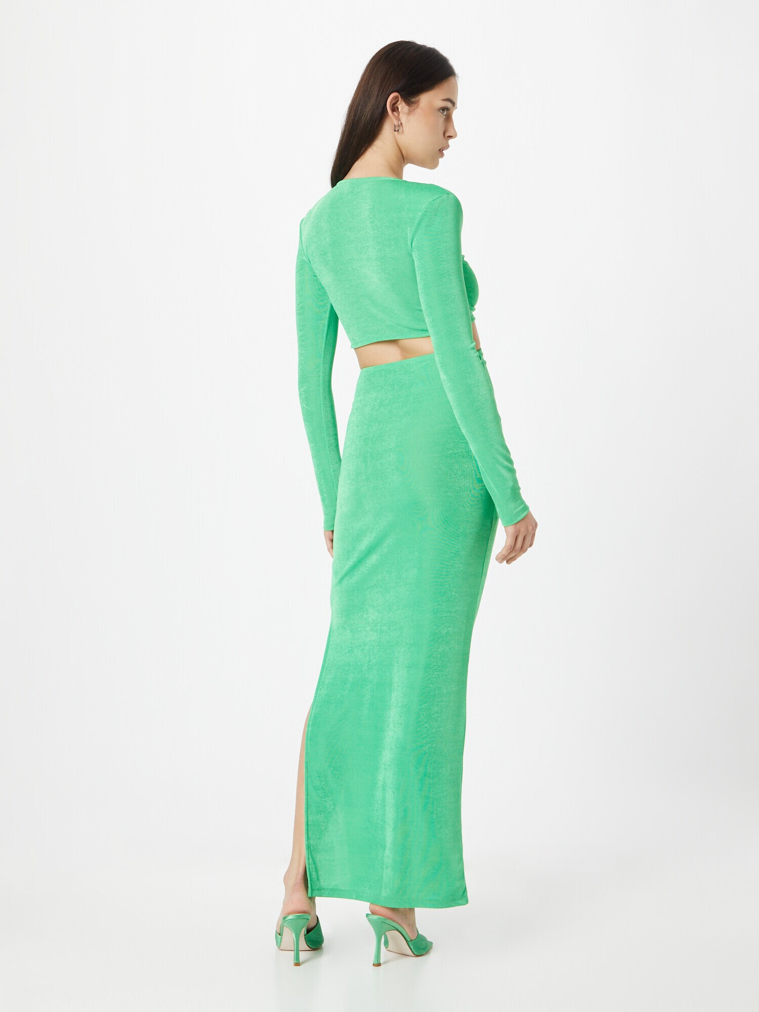 Gina Tricot Rochie 'Yolanda' verde limetă - Pled.ro